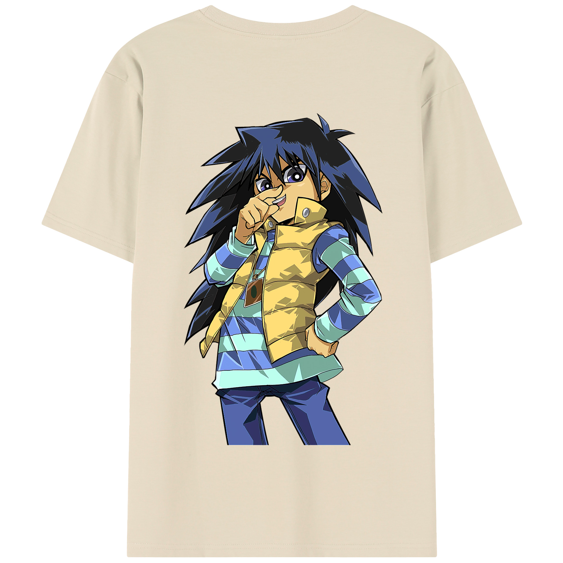 遊☆戯☆王 Yu-Gi-Oh! 綿100％半袖Tシャツ（背面プリント）