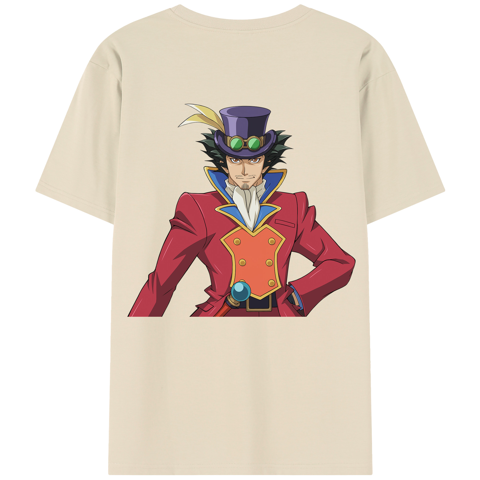 （画像用） 遊☆戯☆王 Yu-Gi-Oh! 綿100％半袖Tシャツ（背面プリント）
