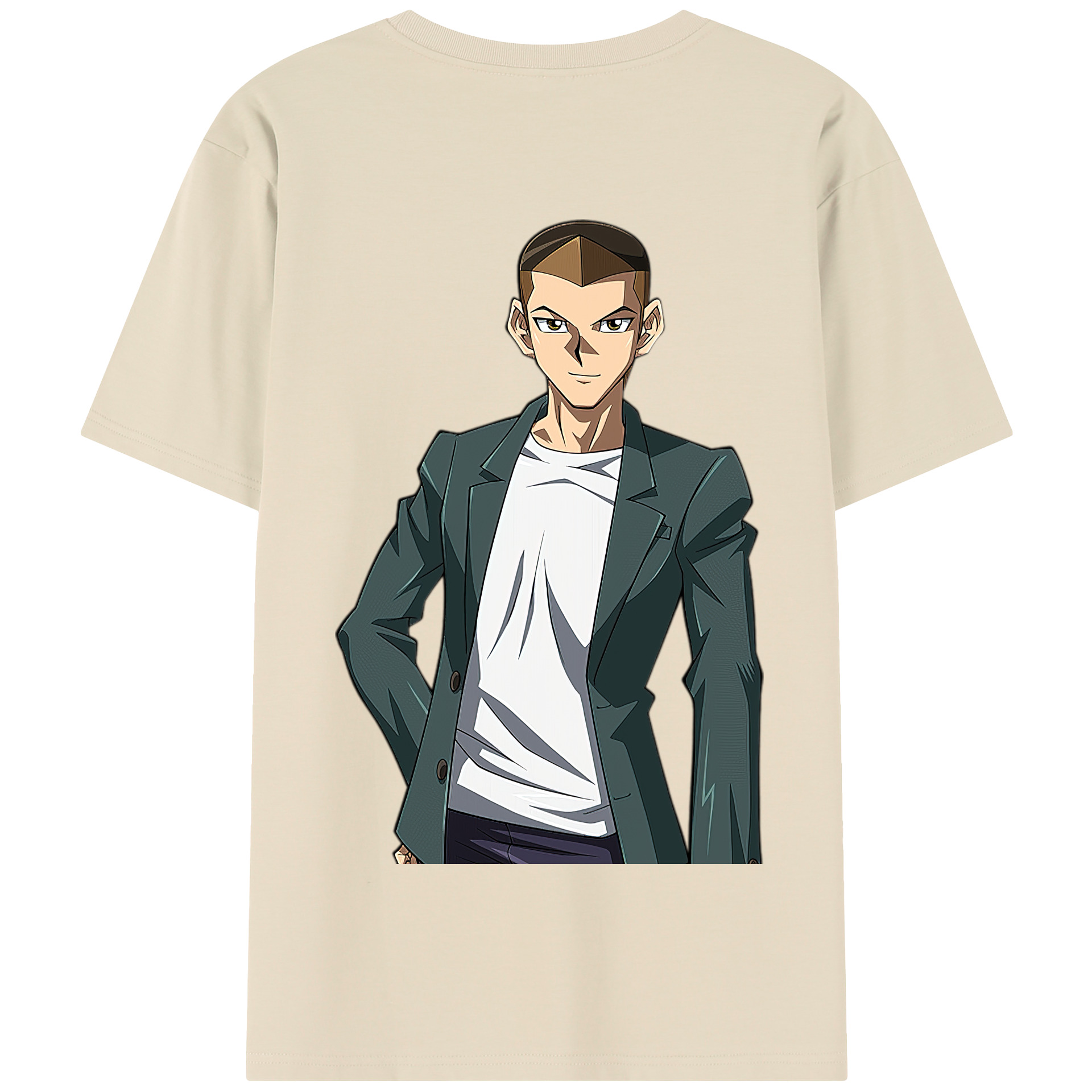 （画像用） 遊☆戯☆王 Yu-Gi-Oh! 綿100％半袖Tシャツ（背面プリント）
