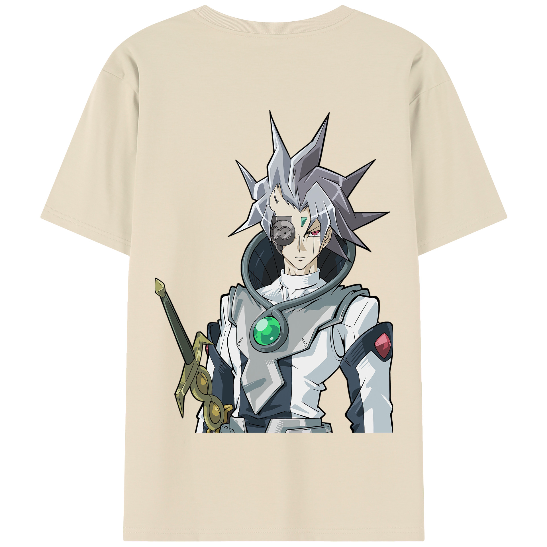 （画像用） 遊☆戯☆王 Yu-Gi-Oh! 綿100％半袖Tシャツ（背面プリント）