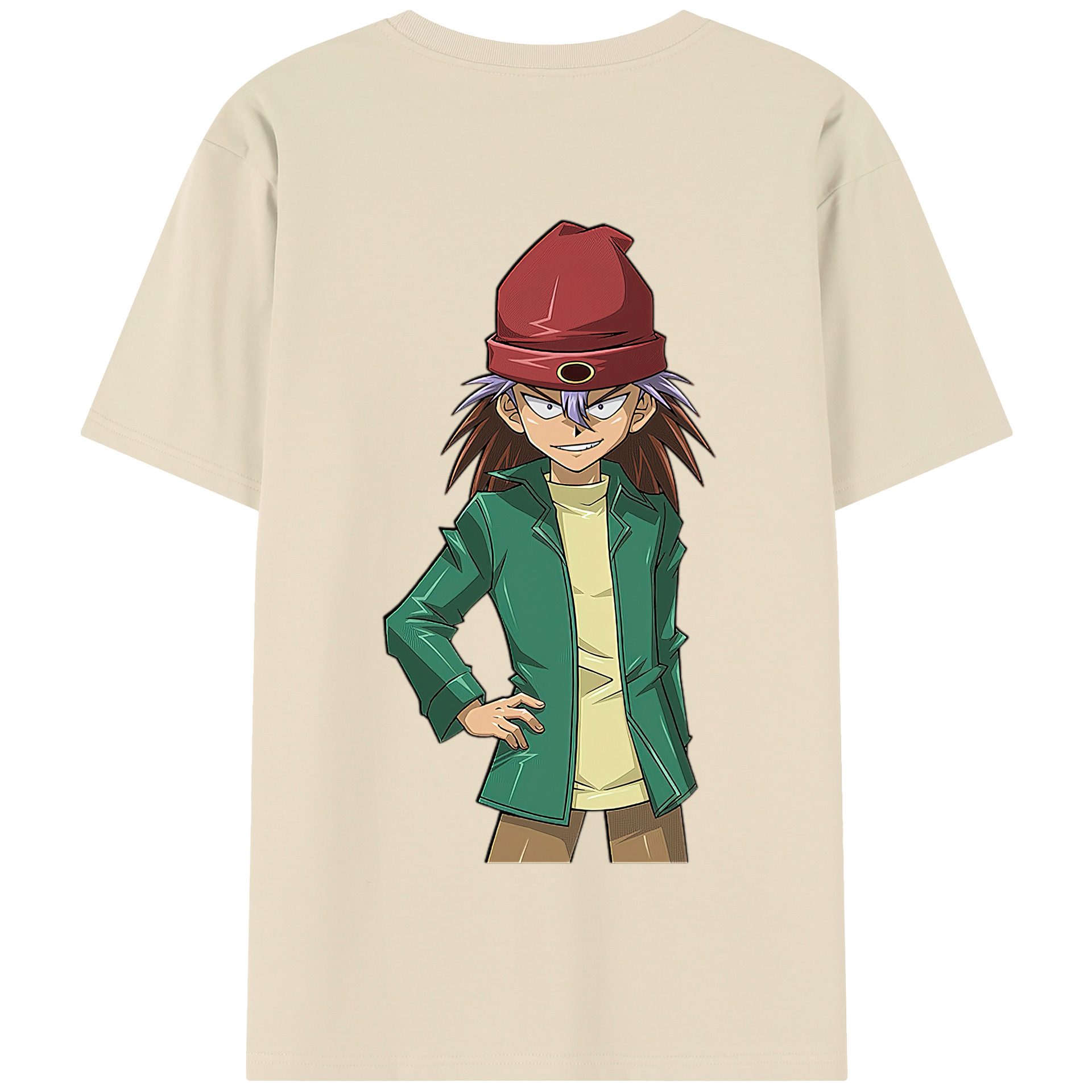 （画像用） 遊☆戯☆王 Yu-Gi-Oh! 綿100％半袖Tシャツ（背面プリント）