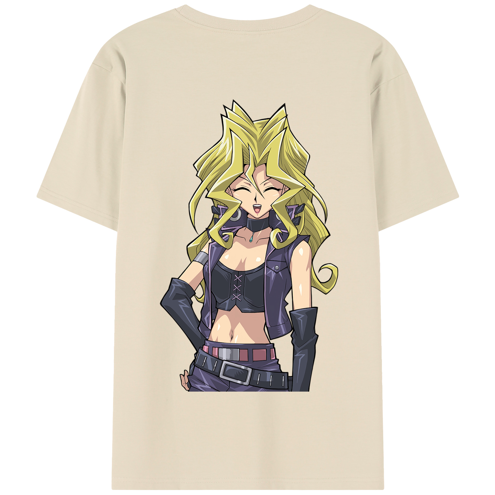 （画像用） 遊☆戯☆王 Yu-Gi-Oh! 綿100％半袖Tシャツ（背面プリント）