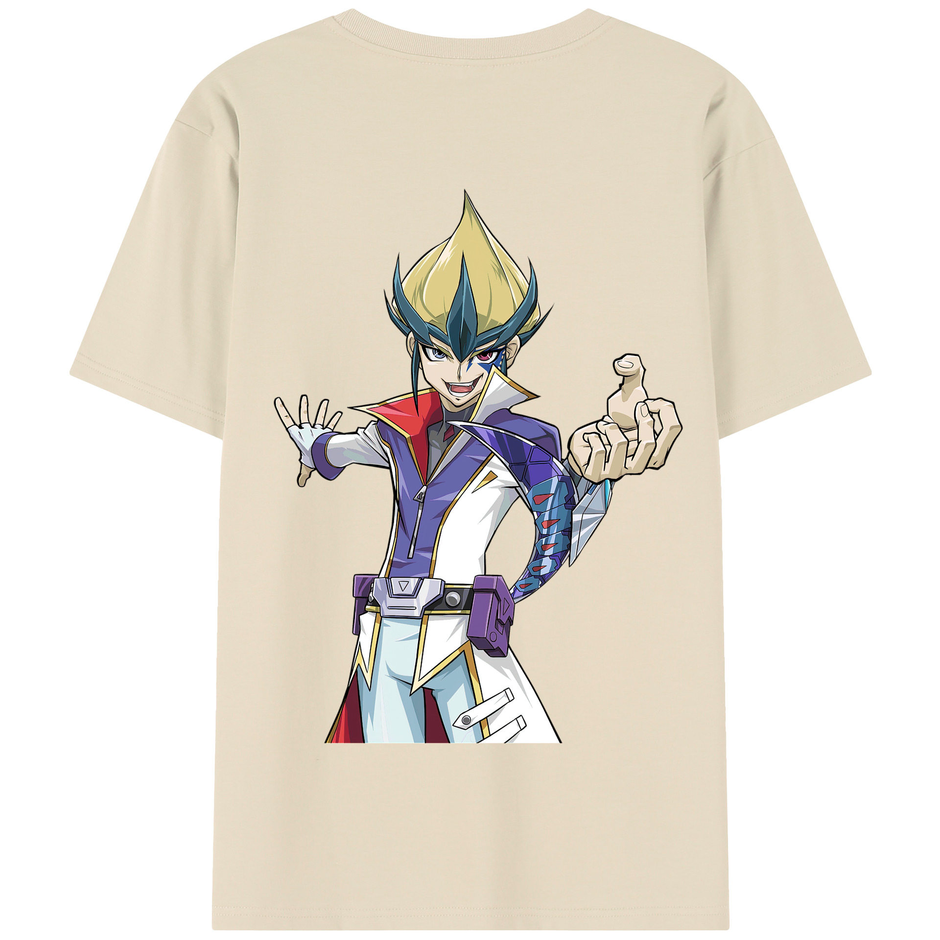 （画像用） 遊☆戯☆王 Yu-Gi-Oh! 綿100％半袖Tシャツ（背面プリント）