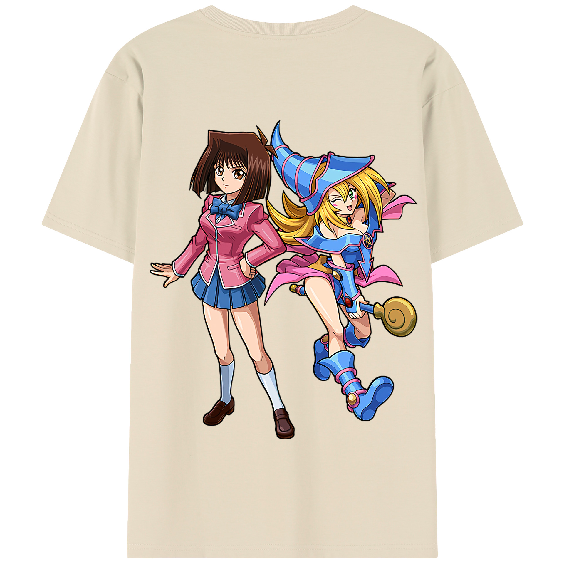 （画像用） 遊☆戯☆王 Yu-Gi-Oh! 綿100％半袖Tシャツ（背面プリント）