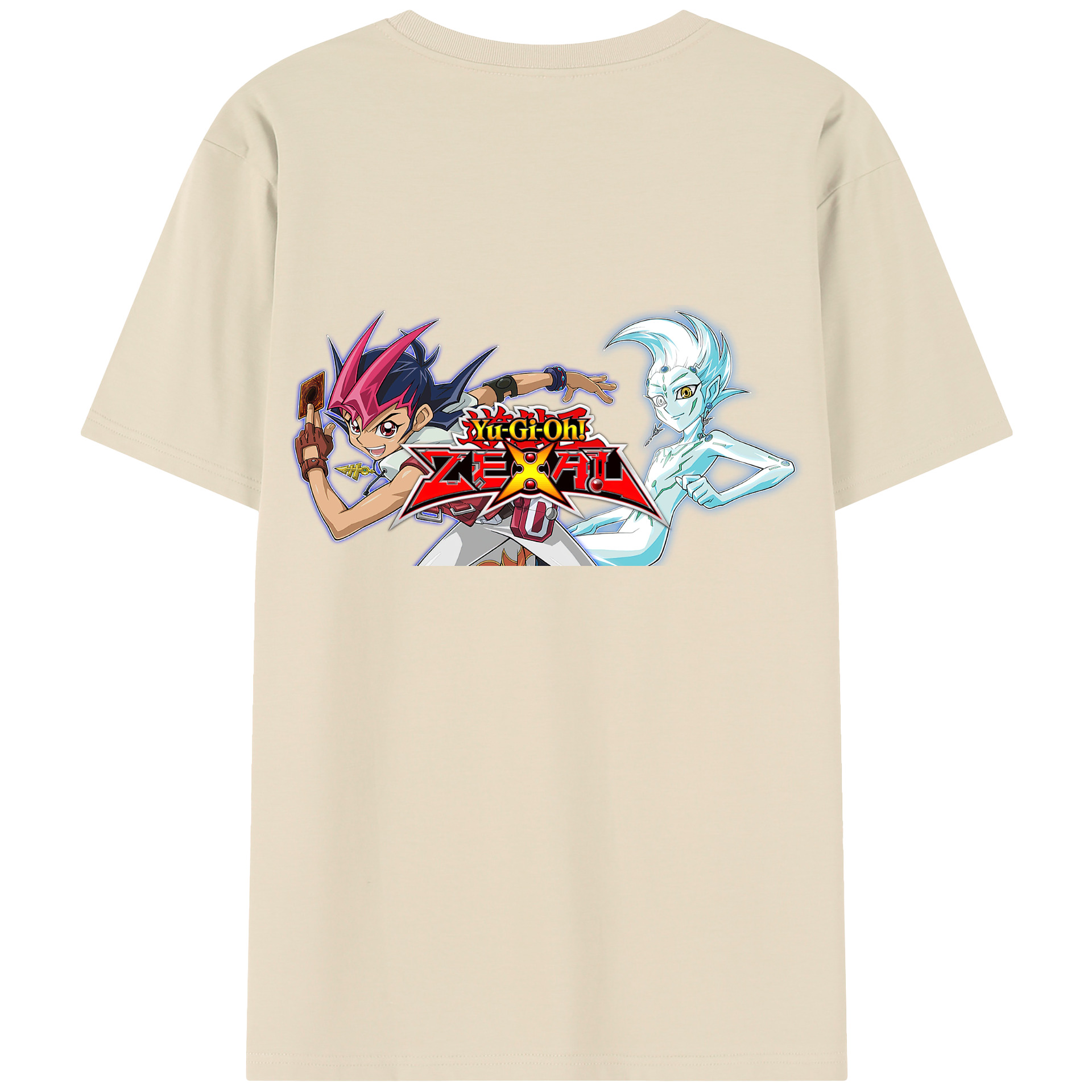 （画像用） 遊☆戯☆王 Yu-Gi-Oh! 綿100％半袖Tシャツ（背面プリント）
