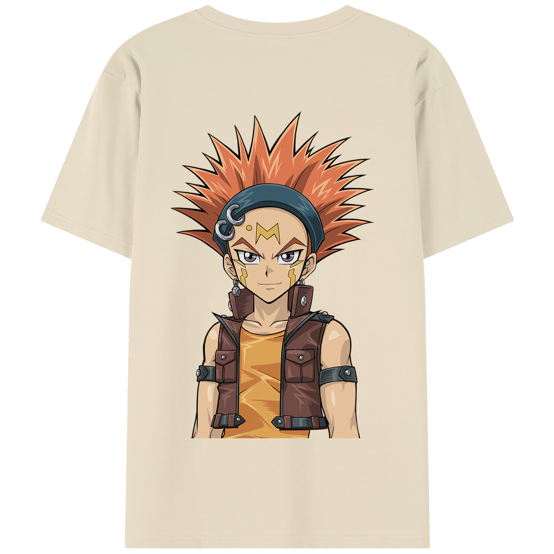 （画像用） 遊☆戯☆王 Yu-Gi-Oh! 綿100％半袖Tシャツ（背面プリント）