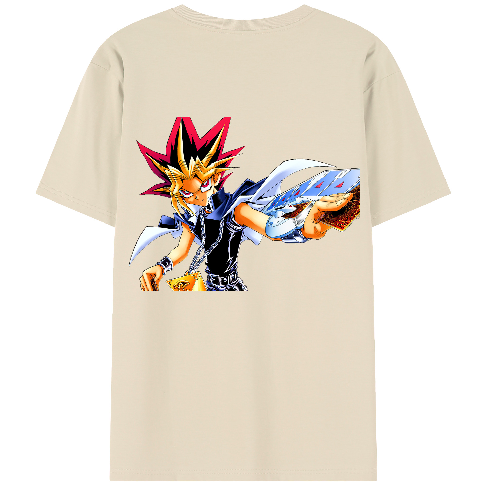 （画像用） 遊☆戯☆王 Yu-Gi-Oh! 綿100％半袖Tシャツ（背面プリント）
