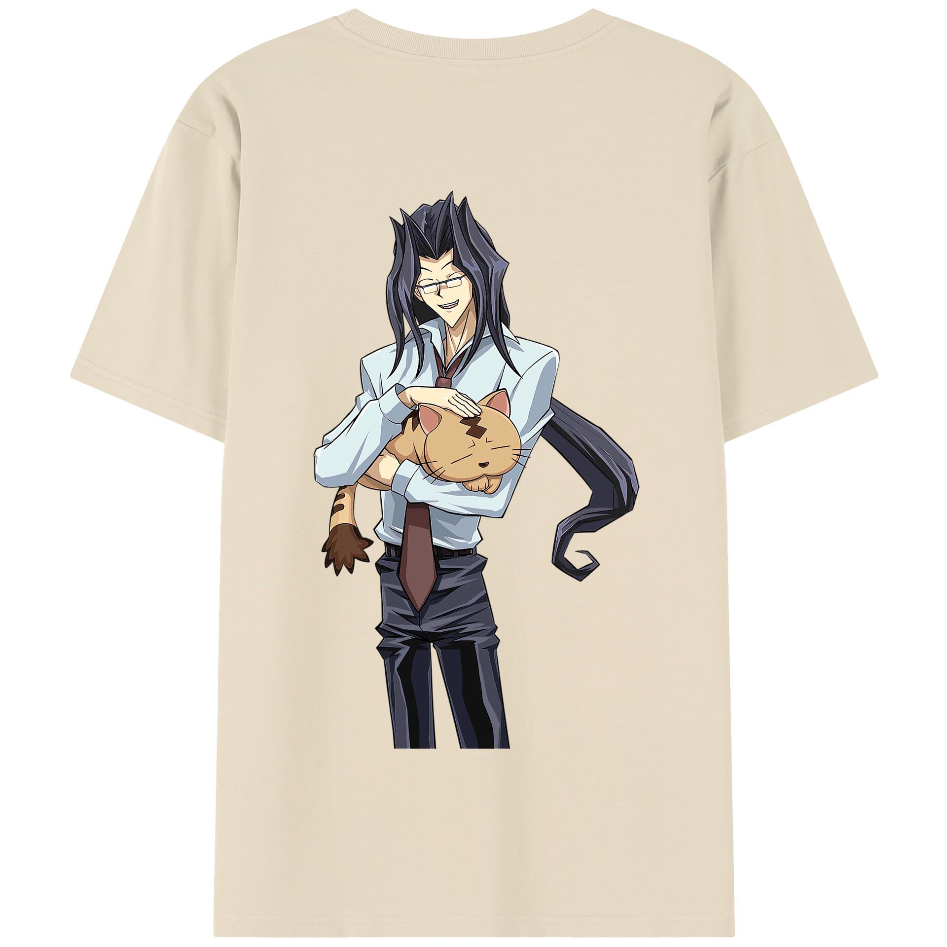 （画像用） 遊☆戯☆王 Yu-Gi-Oh! 綿100％半袖Tシャツ（背面プリント）