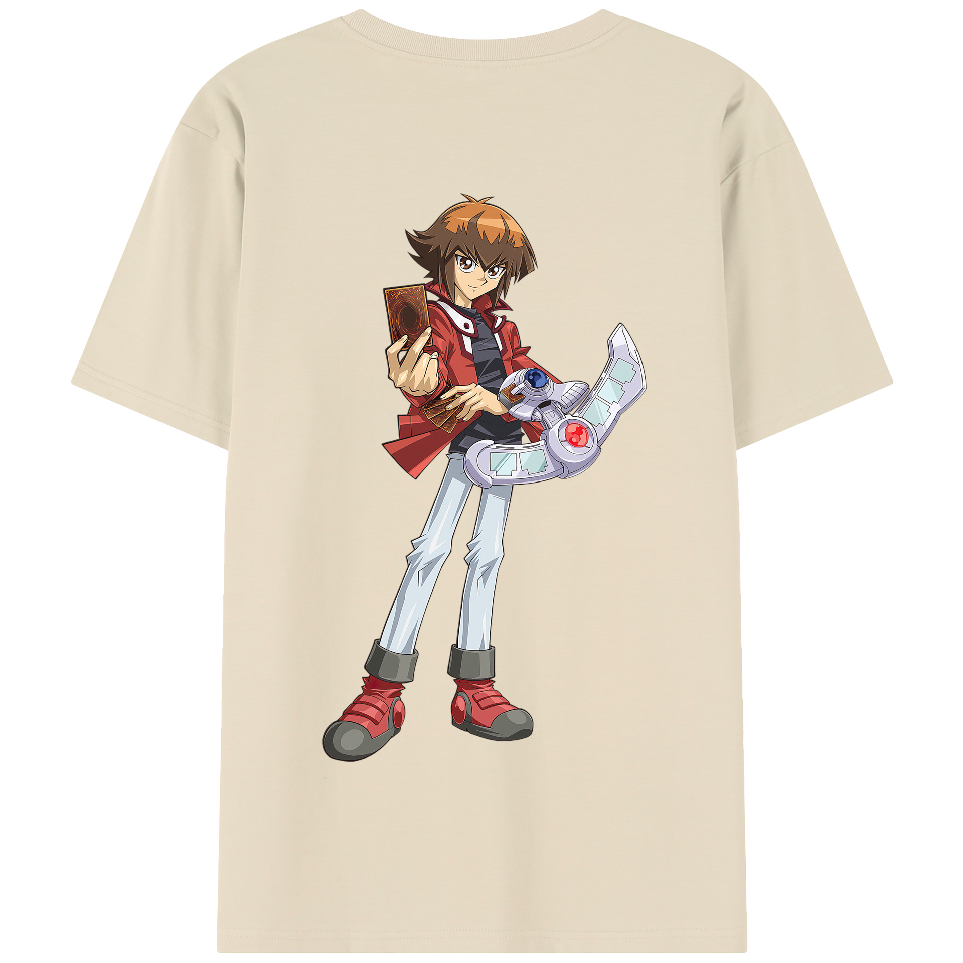 （画像用） 遊☆戯☆王 Yu-Gi-Oh! 綿100％半袖Tシャツ（背面プリント）