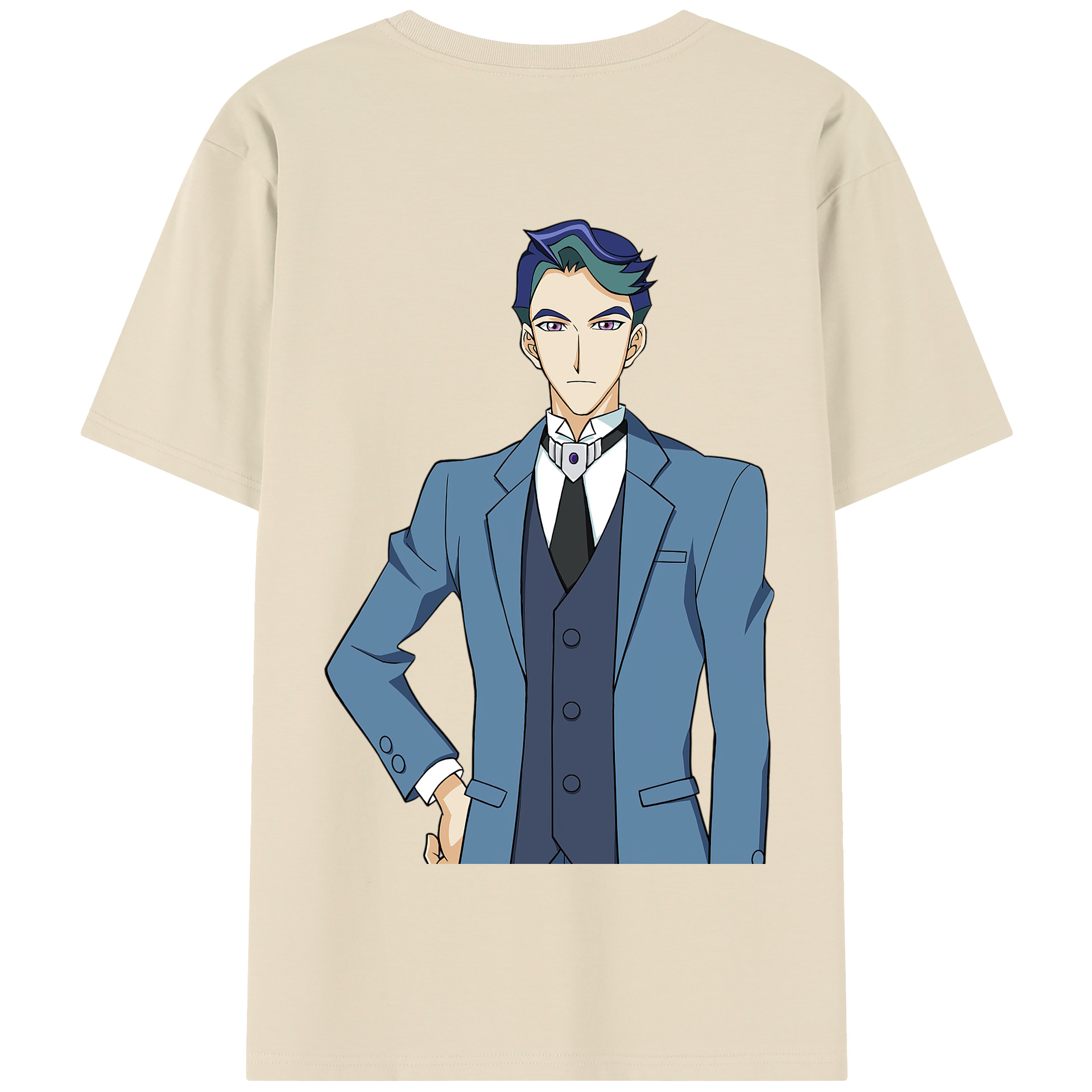 （画像用） 遊☆戯☆王 Yu-Gi-Oh! 綿100％半袖Tシャツ（背面プリント）