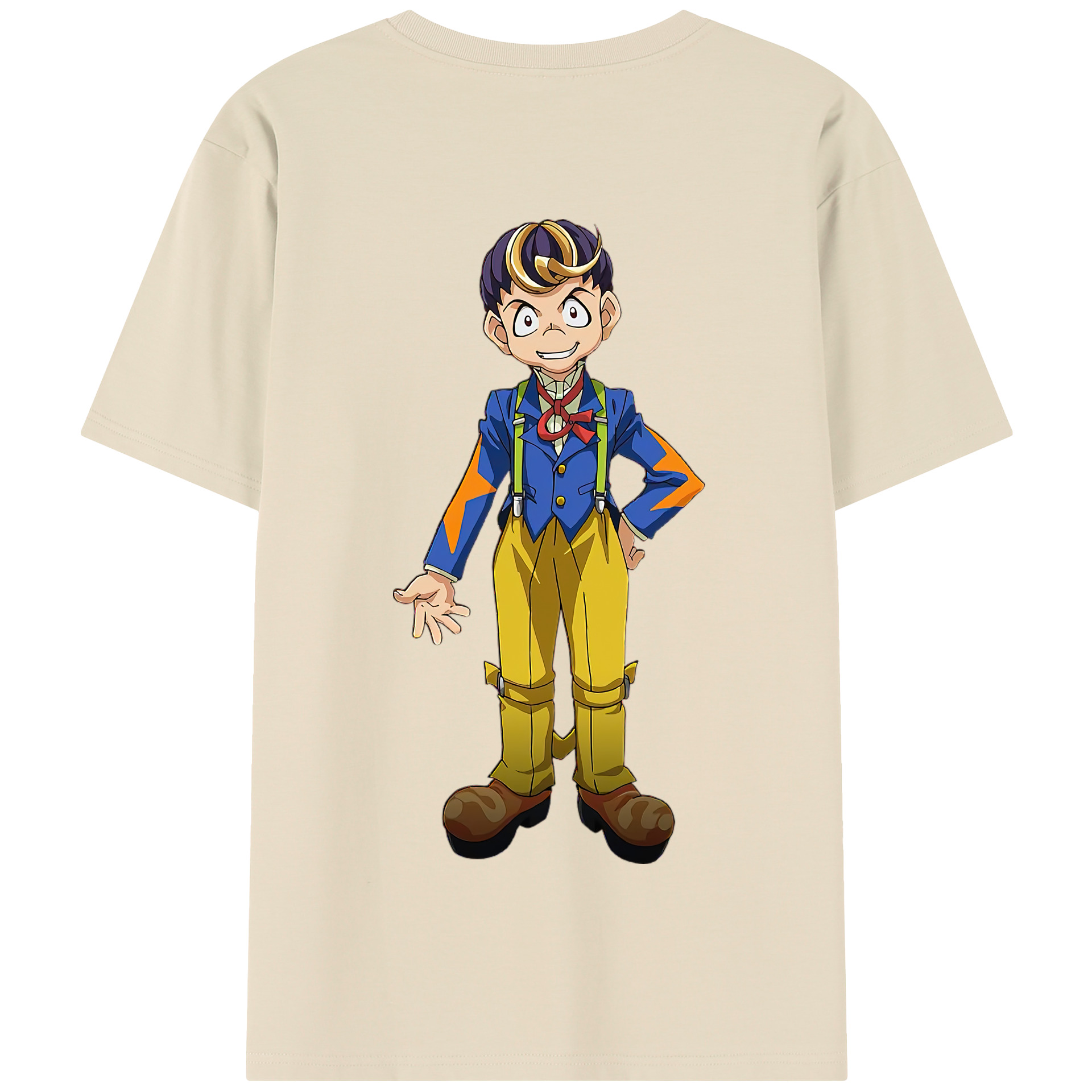 （画像用） 遊☆戯☆王 Yu-Gi-Oh! 綿100％半袖Tシャツ（背面プリント）