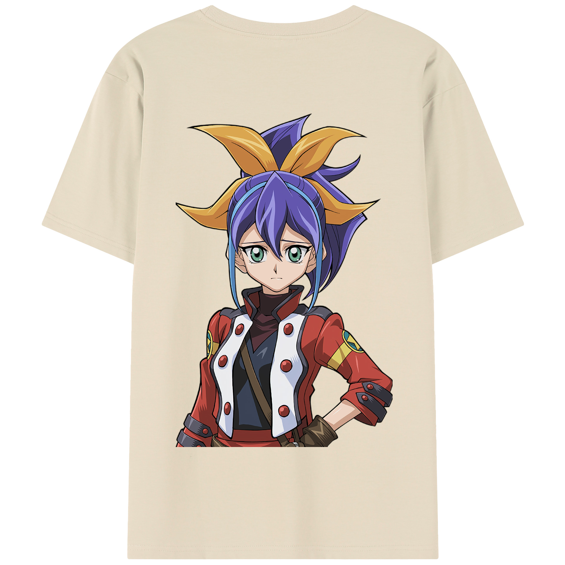 （画像用） 遊☆戯☆王 Yu-Gi-Oh! 綿100％半袖Tシャツ（背面プリント）
