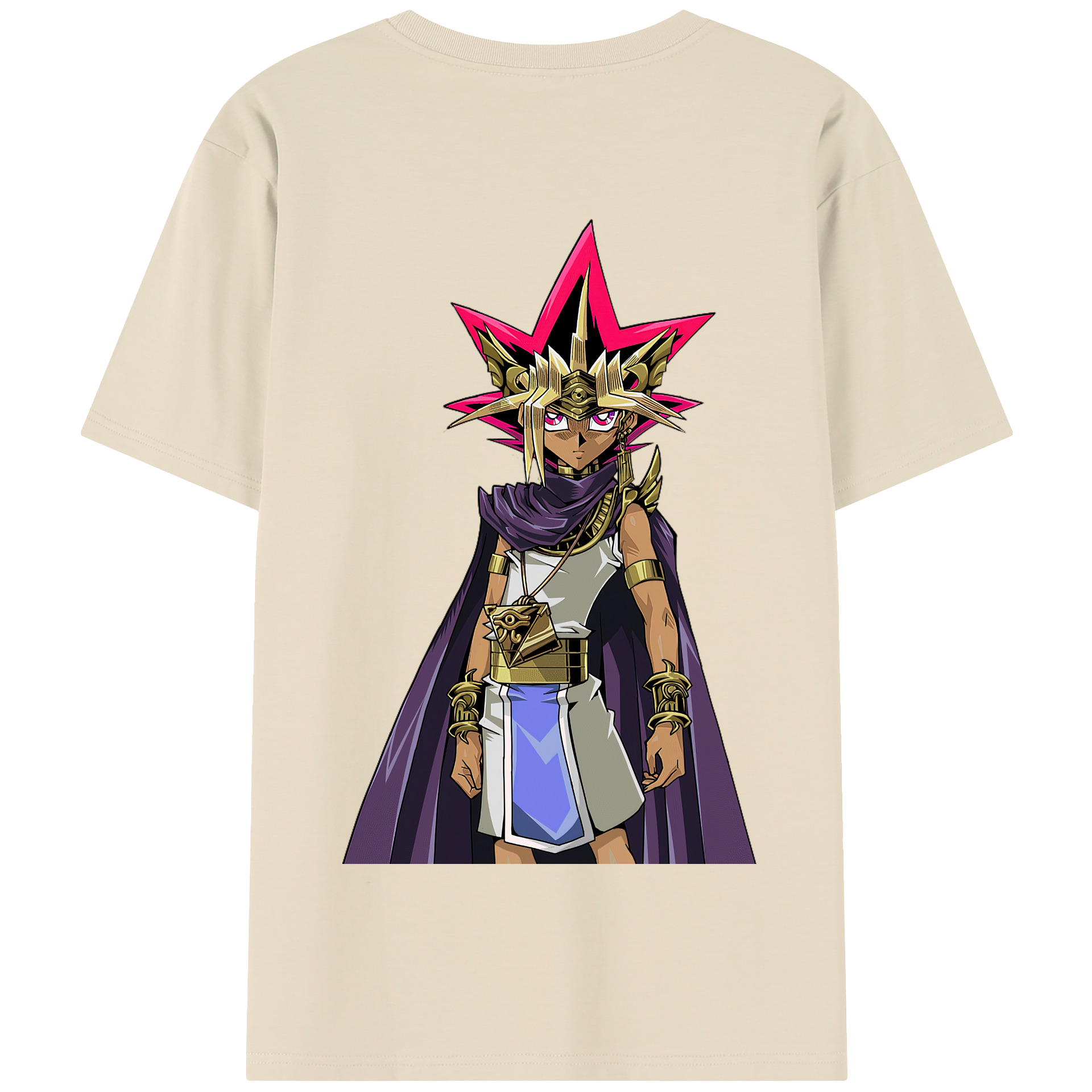 （画像用） 遊☆戯☆王 Yu-Gi-Oh! 綿100％半袖Tシャツ（背面プリント）