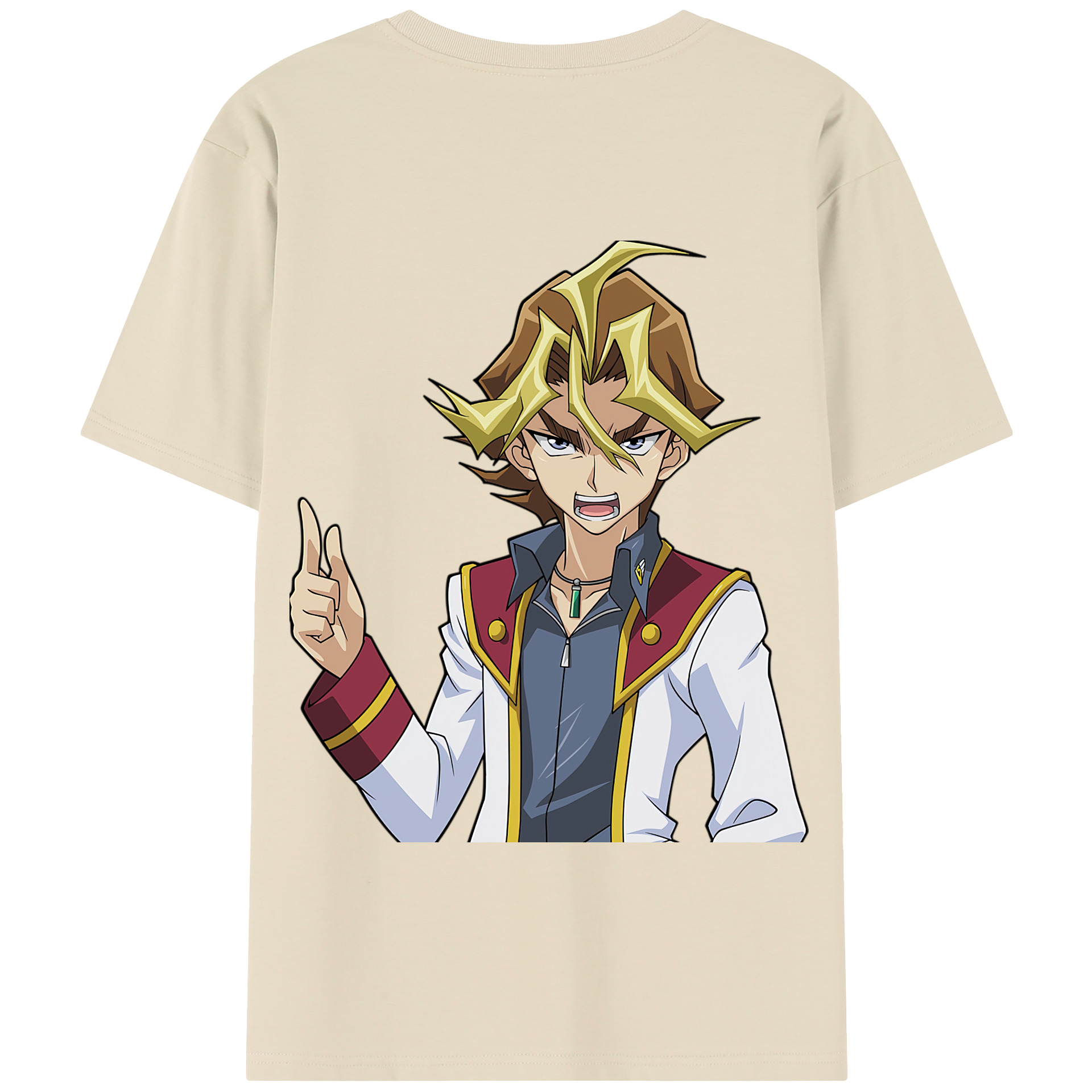（画像用） 遊☆戯☆王 Yu-Gi-Oh! 綿100％半袖Tシャツ（背面プリント）