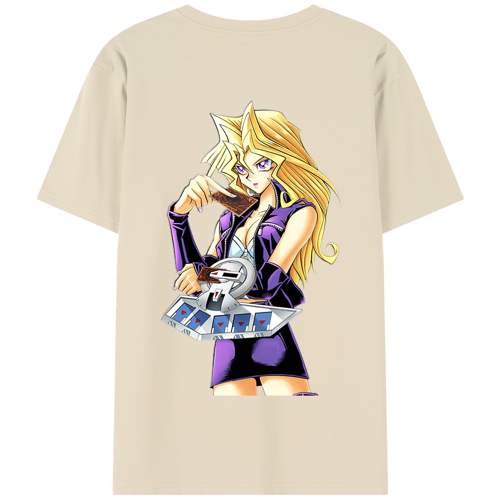 （画像用） 遊☆戯☆王 Yu-Gi-Oh! 綿100％半袖Tシャツ（背面プリント）