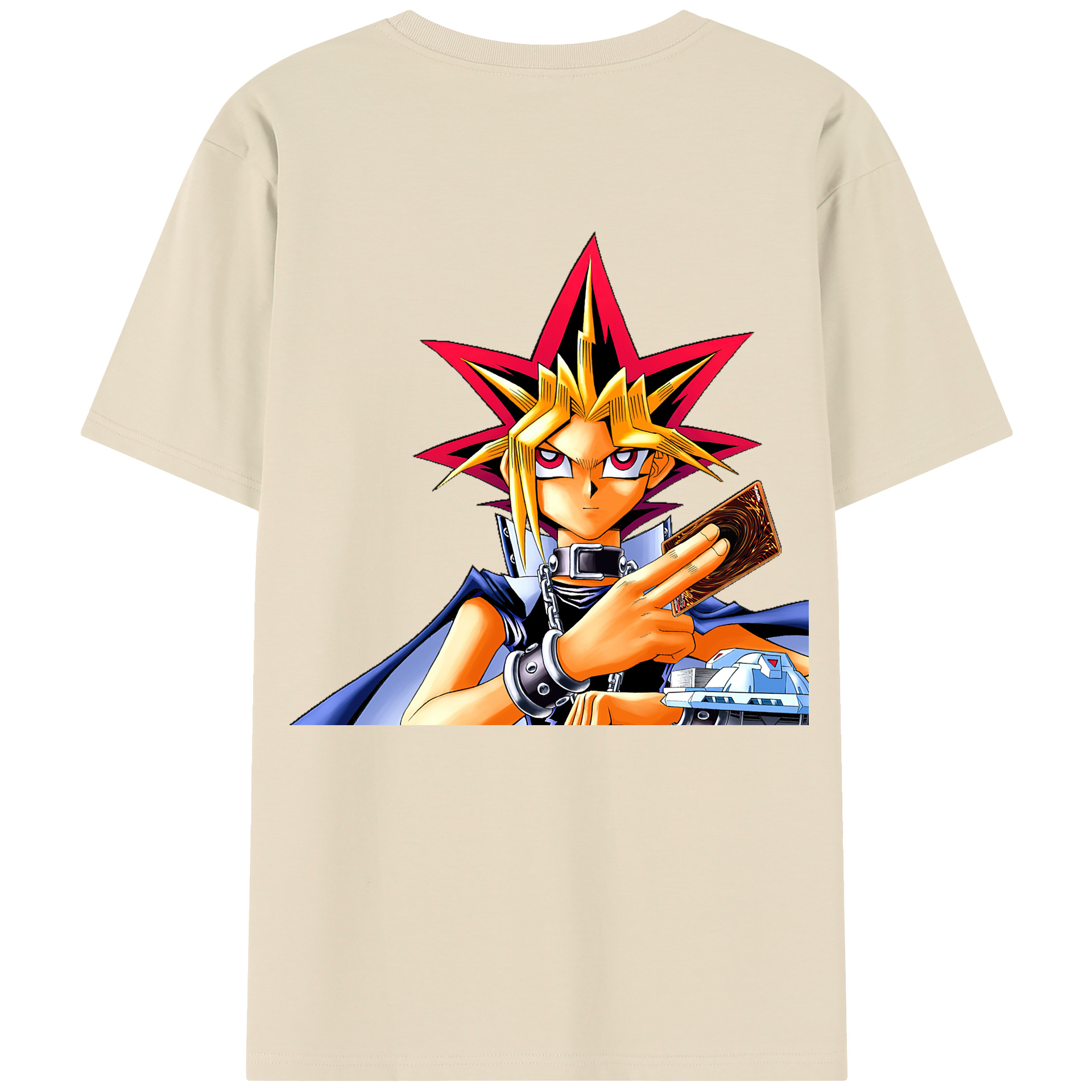 （画像用） 遊☆戯☆王 Yu-Gi-Oh! 綿100％半袖Tシャツ（背面プリント）