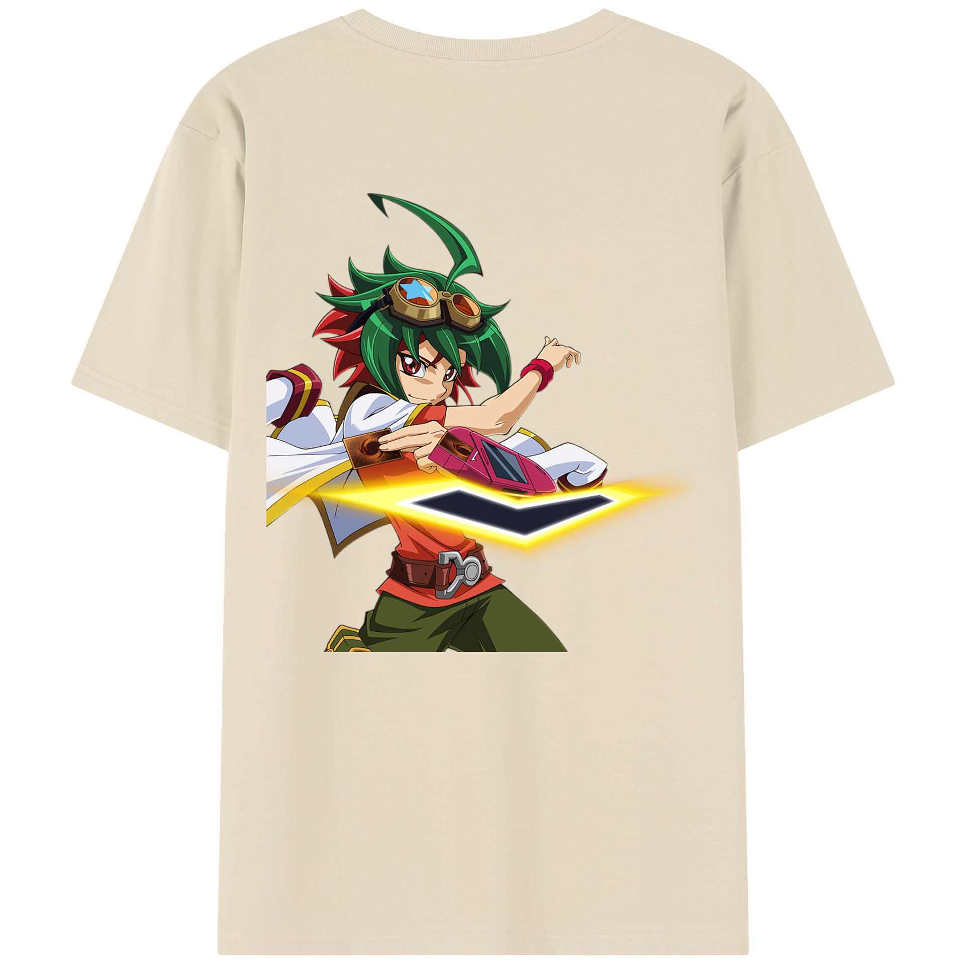 （画像用） 遊☆戯☆王 Yu-Gi-Oh! 綿100％半袖Tシャツ（背面プリント）