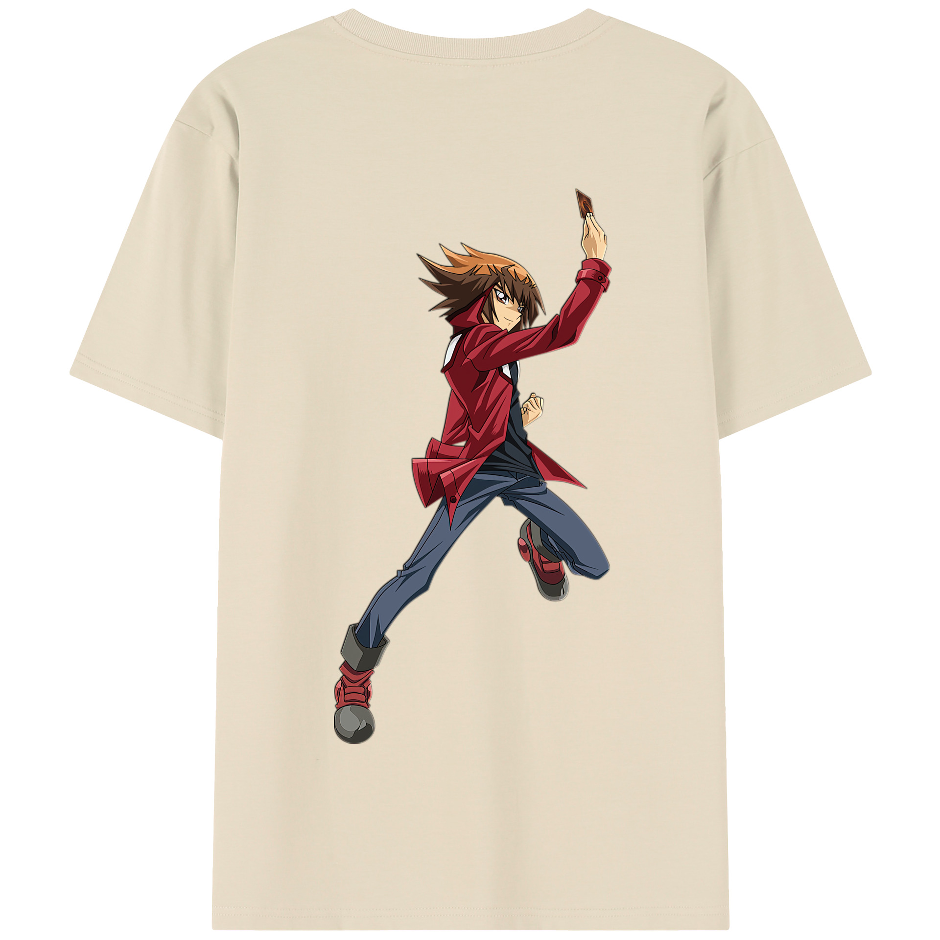 （画像用） 遊☆戯☆王 Yu-Gi-Oh! 綿100％半袖Tシャツ（背面プリント）