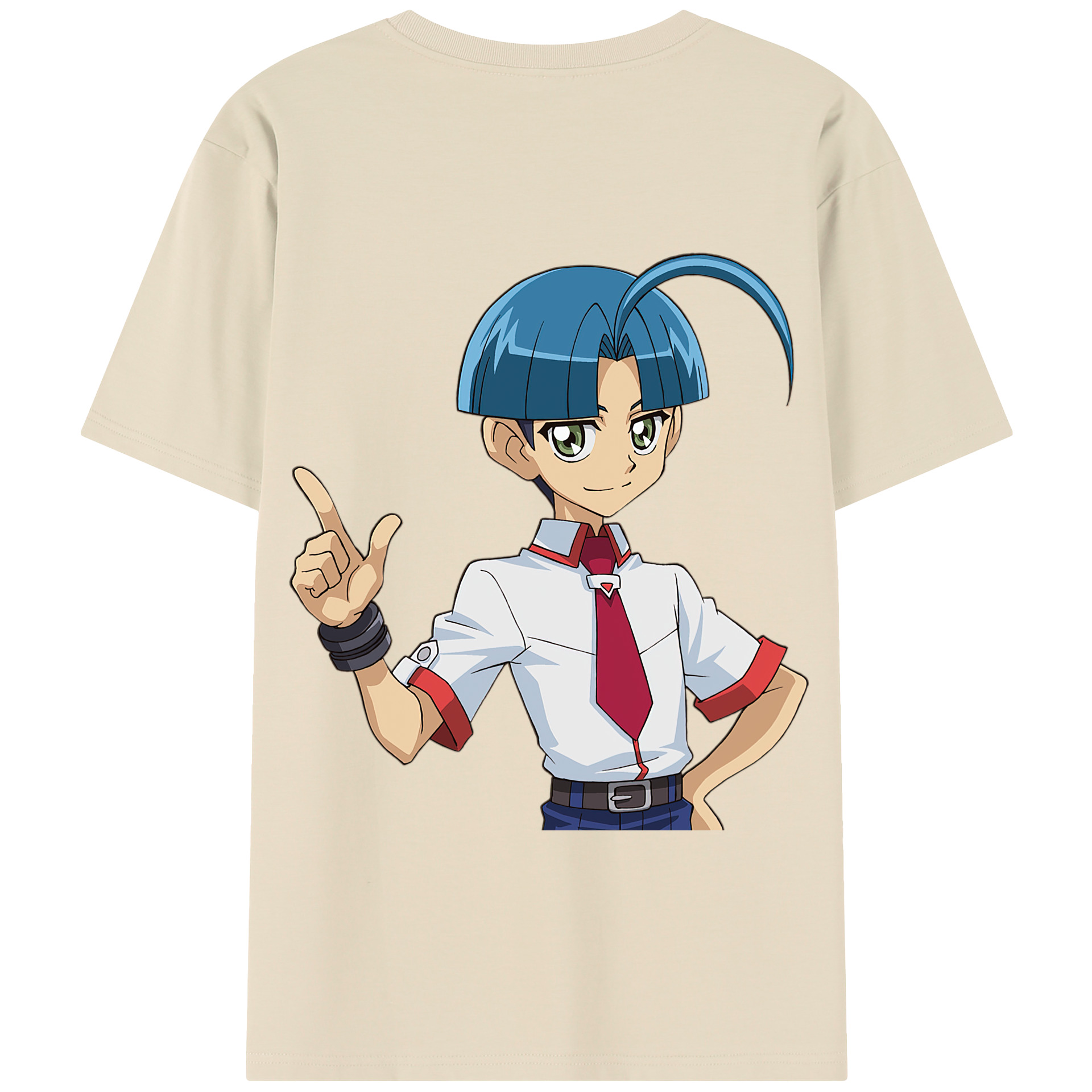 （画像用） 遊☆戯☆王 Yu-Gi-Oh! 綿100％半袖Tシャツ（背面プリント）