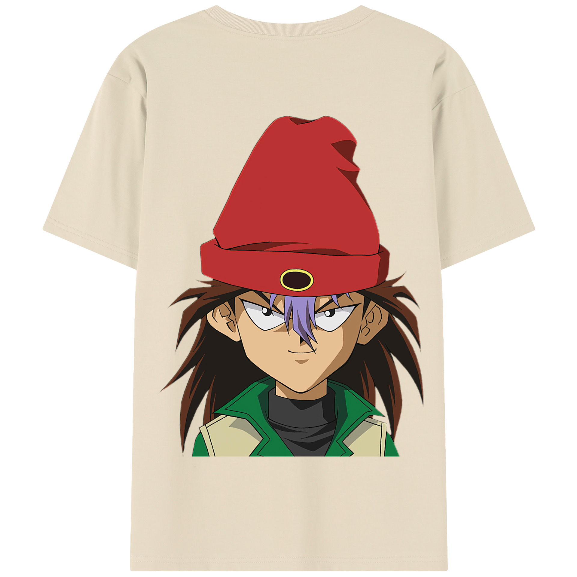 （画像用） 遊☆戯☆王 Yu-Gi-Oh! 綿100％半袖Tシャツ（背面プリント）