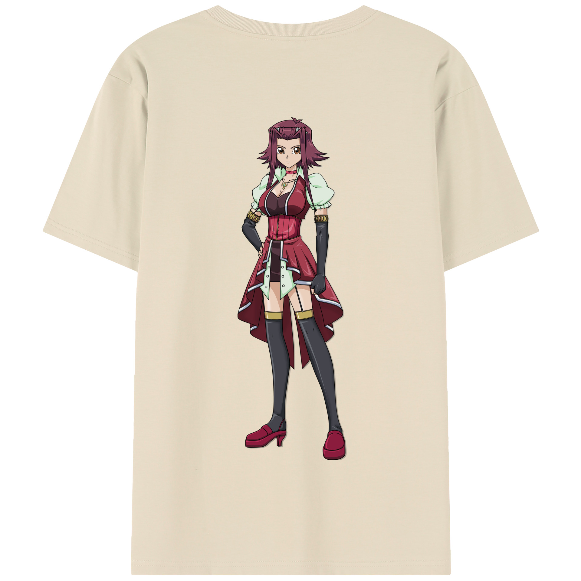 （画像用） 遊☆戯☆王 Yu-Gi-Oh! 綿100％半袖Tシャツ（背面プリント）