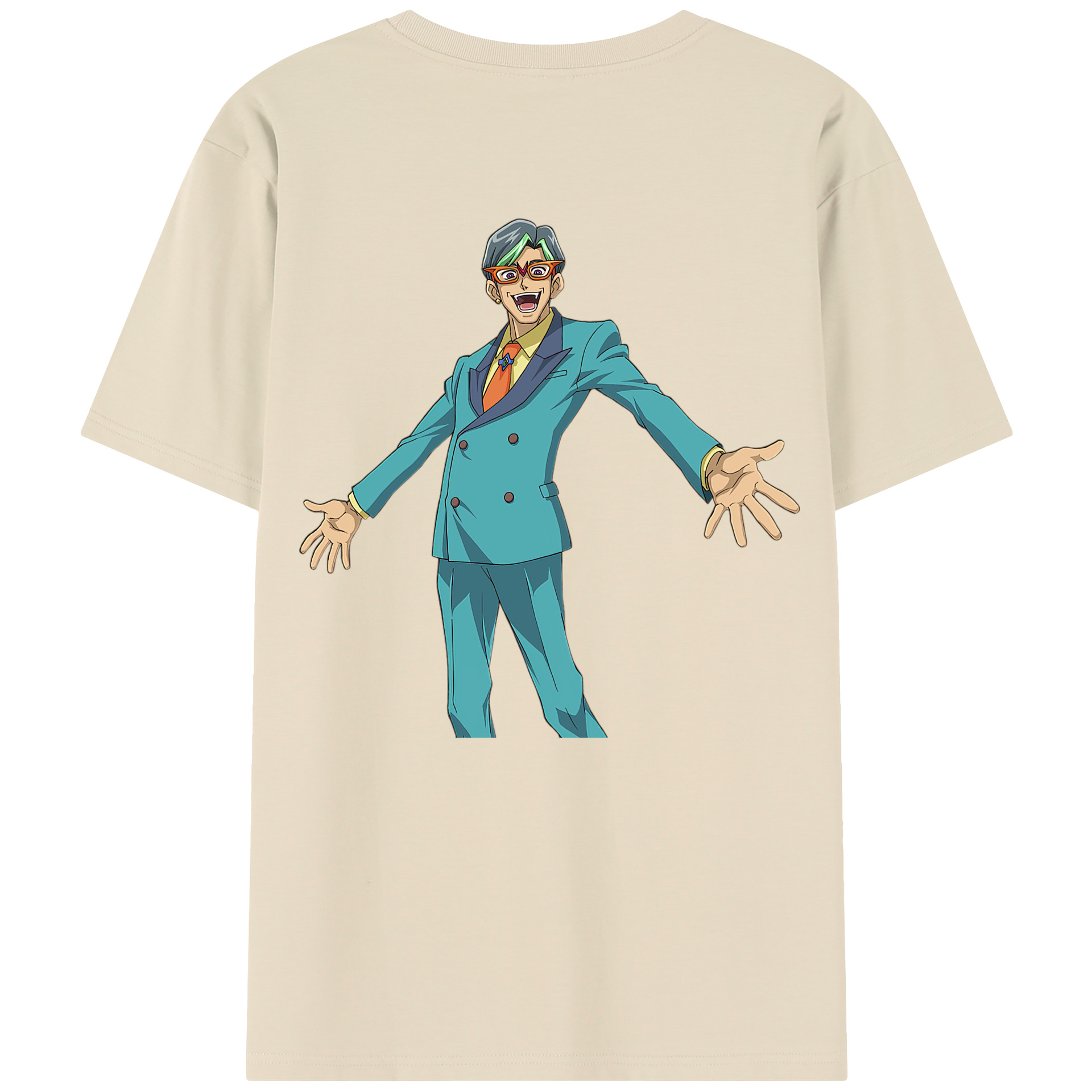 （画像用） 遊☆戯☆王 Yu-Gi-Oh! 綿100％半袖Tシャツ（背面プリント）
