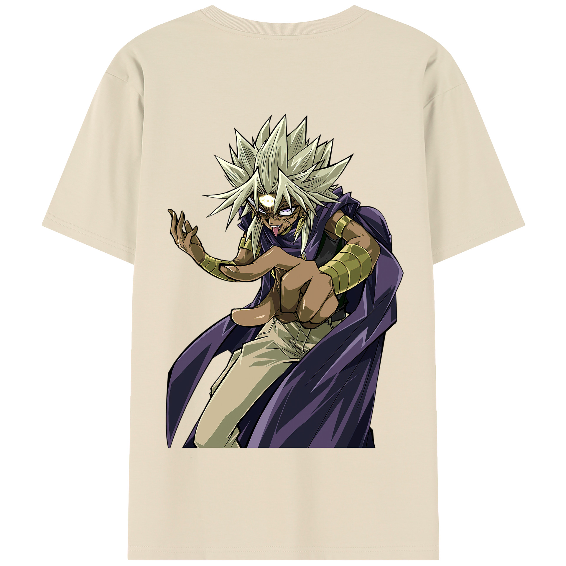 （画像用） 遊☆戯☆王 Yu-Gi-Oh! 綿100％半袖Tシャツ（背面プリント）
