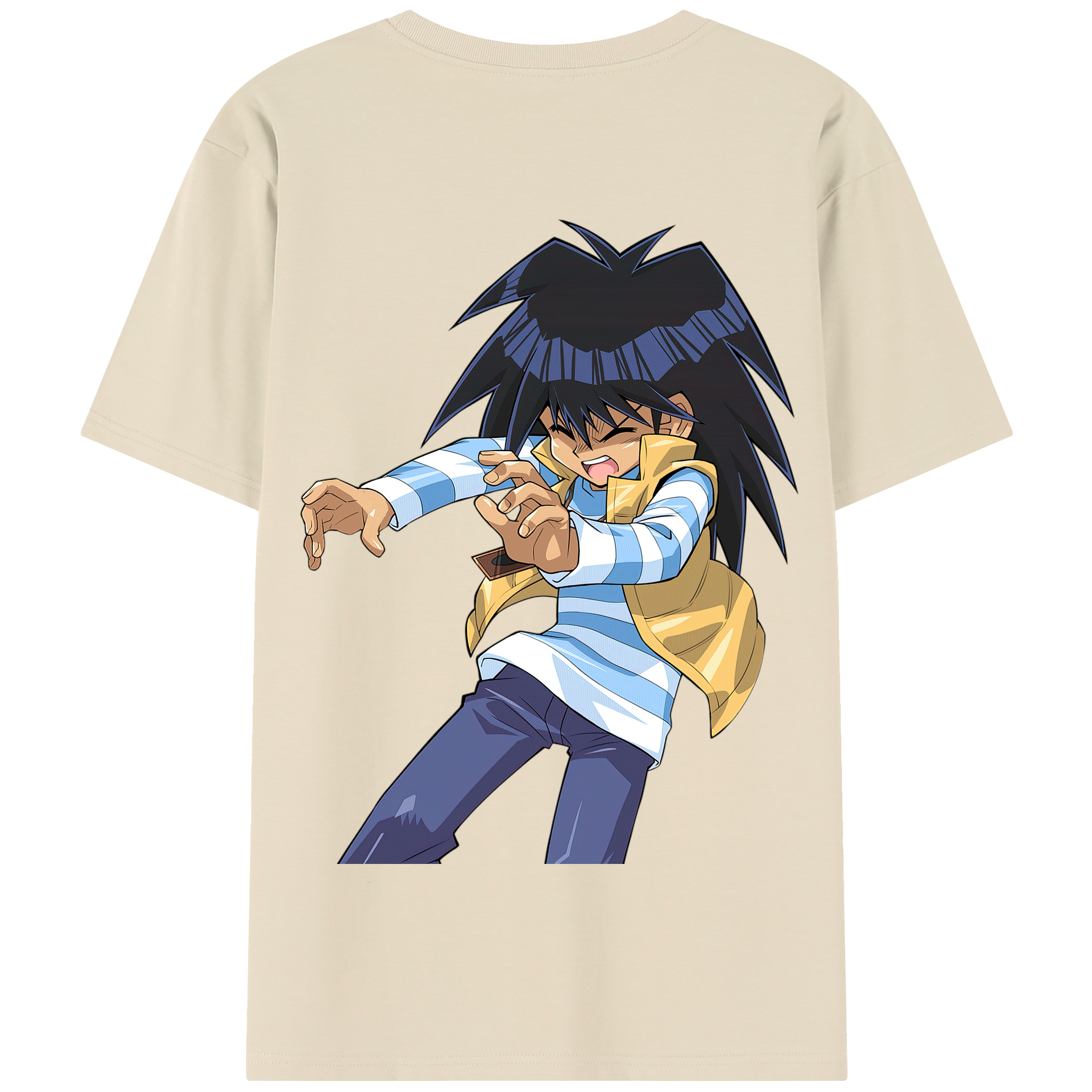（画像用） 遊☆戯☆王 Yu-Gi-Oh! 綿100％半袖Tシャツ（背面プリント）