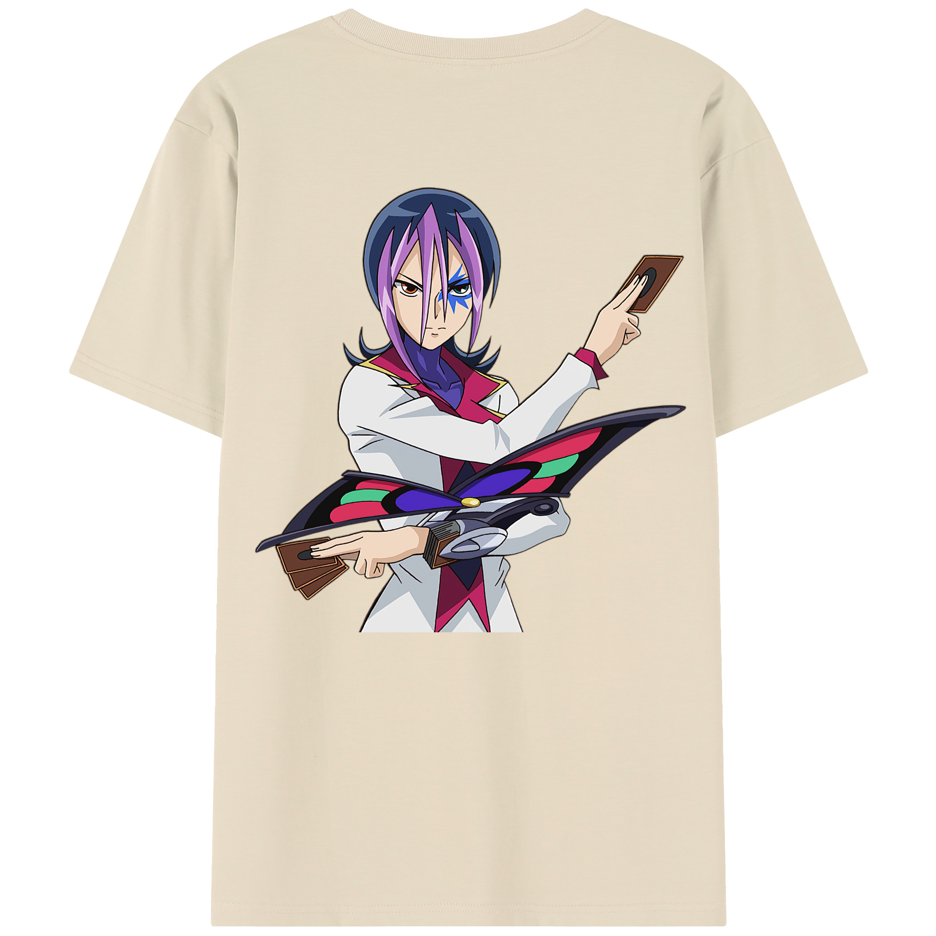 （画像用） 遊☆戯☆王 Yu-Gi-Oh! 綿100％半袖Tシャツ（背面プリント）