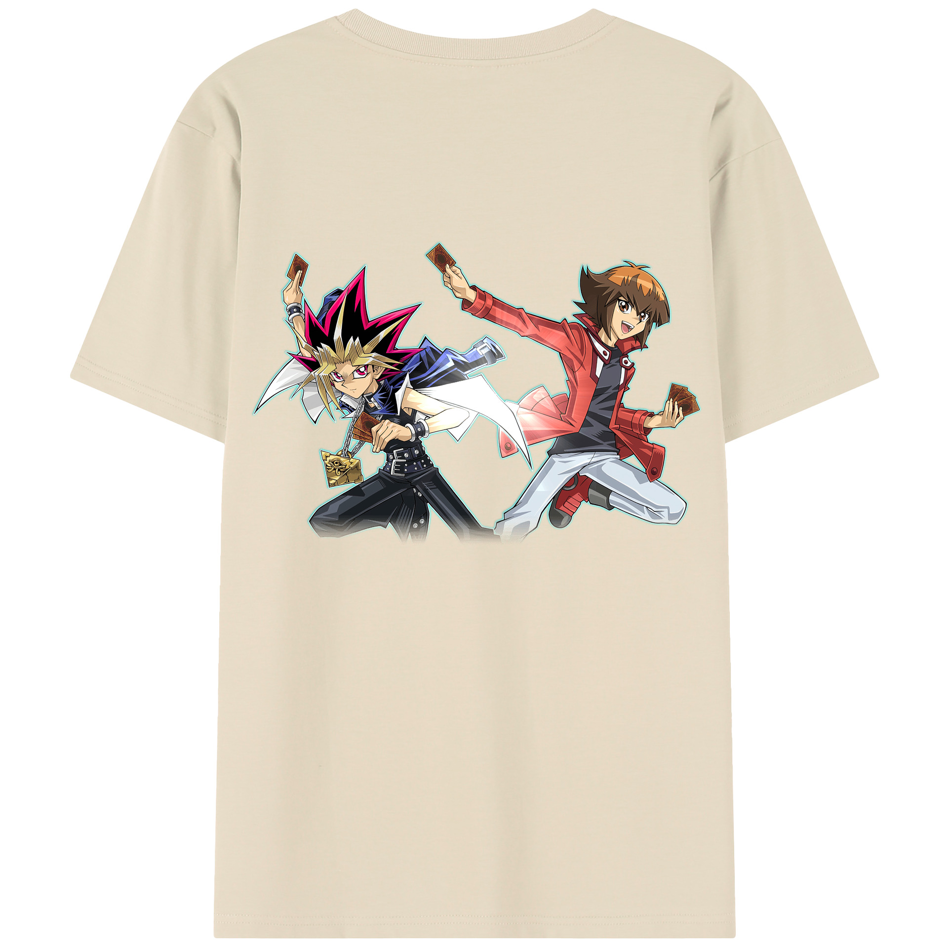 （画像用） 遊☆戯☆王 Yu-Gi-Oh! 綿100％半袖Tシャツ（背面プリント）