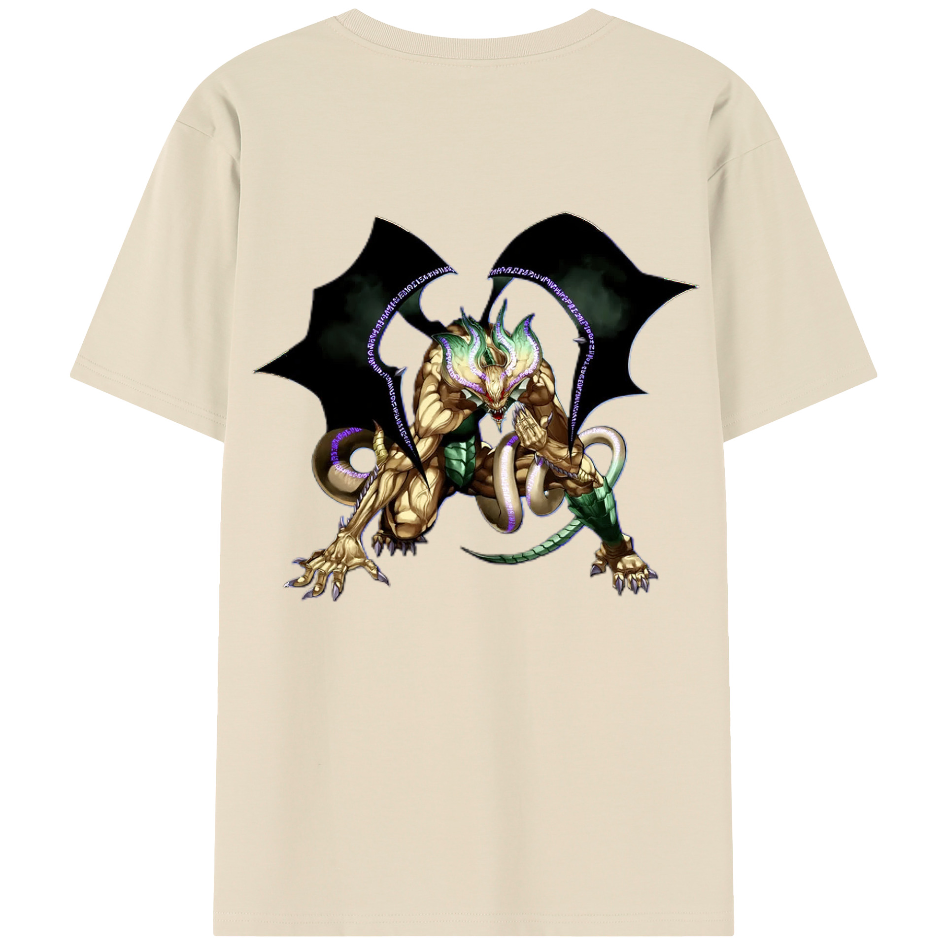 （画像用） 遊☆戯☆王 Yu-Gi-Oh! 綿100％半袖Tシャツ（背面プリント）
