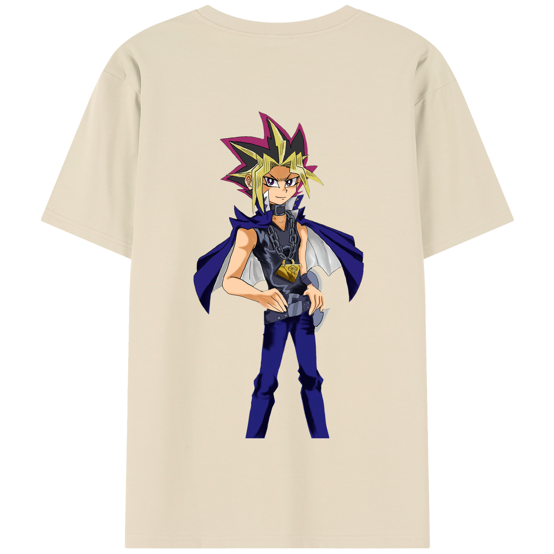 （画像用） 遊☆戯☆王 Yu-Gi-Oh! 綿100％半袖Tシャツ（背面プリント）