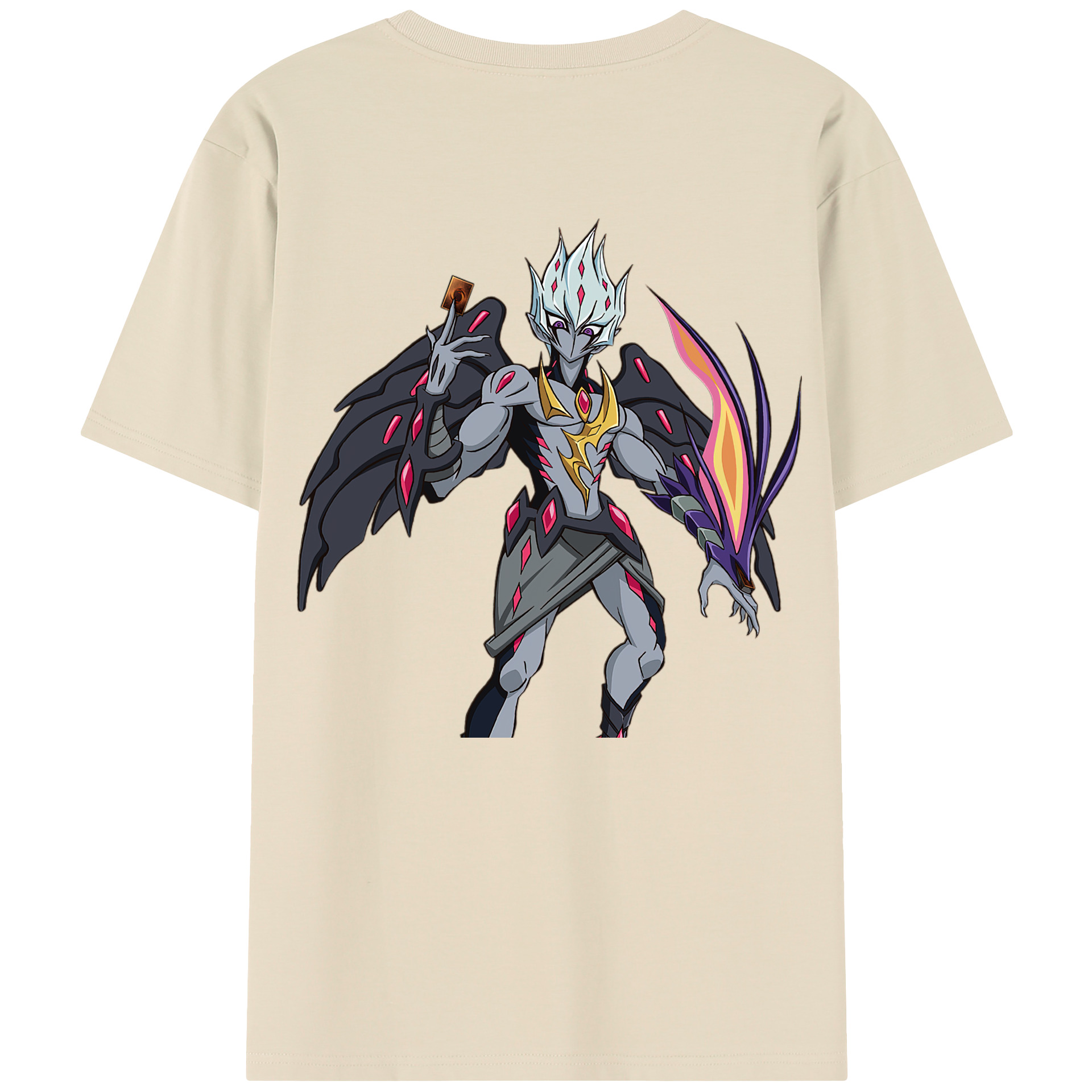 （画像用） 遊☆戯☆王 Yu-Gi-Oh! 綿100％半袖Tシャツ（背面プリント）