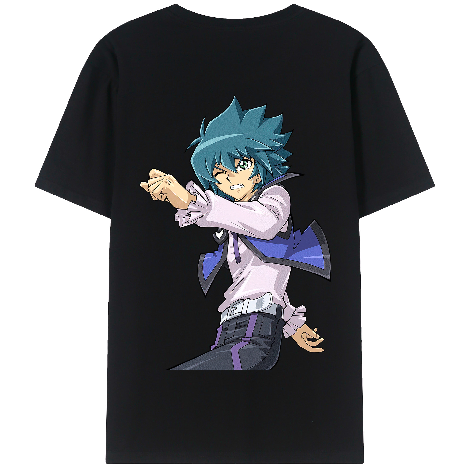 （画像用） 遊☆戯☆王 Yu-Gi-Oh! 綿100％半袖Tシャツ（背面プリント）