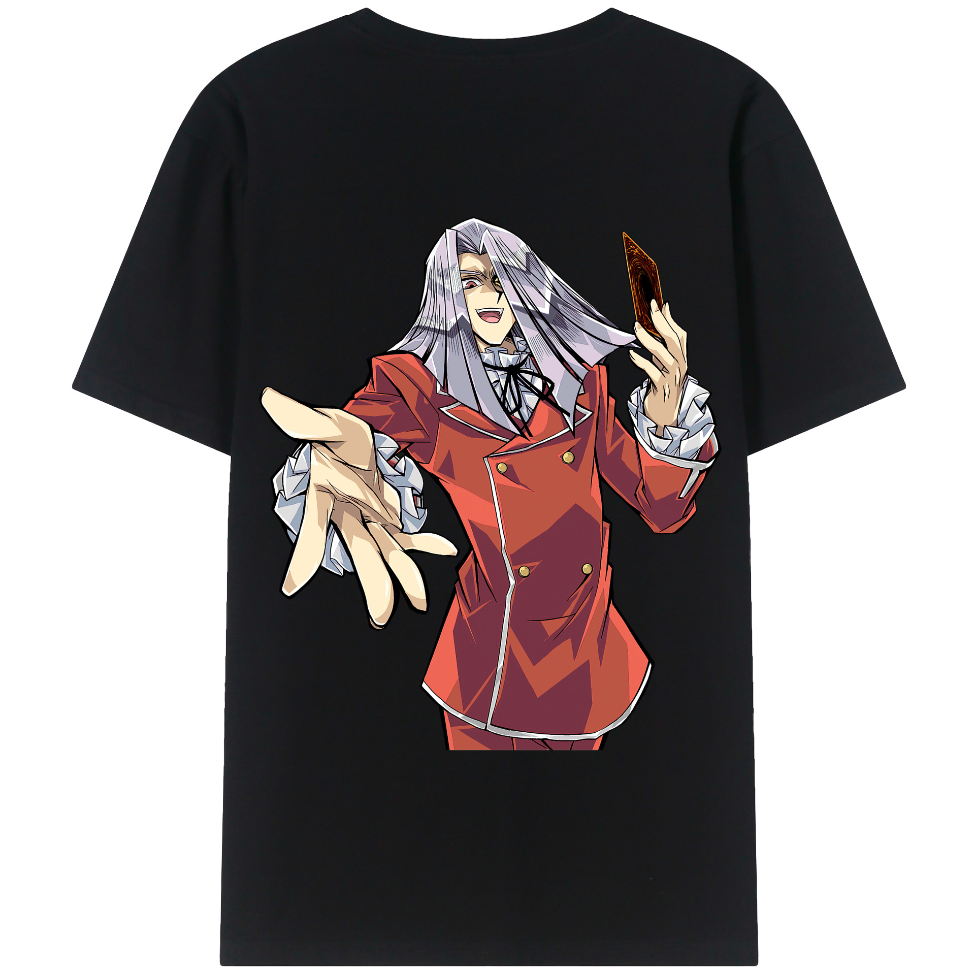 （画像用） 遊☆戯☆王 Yu-Gi-Oh! 綿100％半袖Tシャツ（背面プリント）