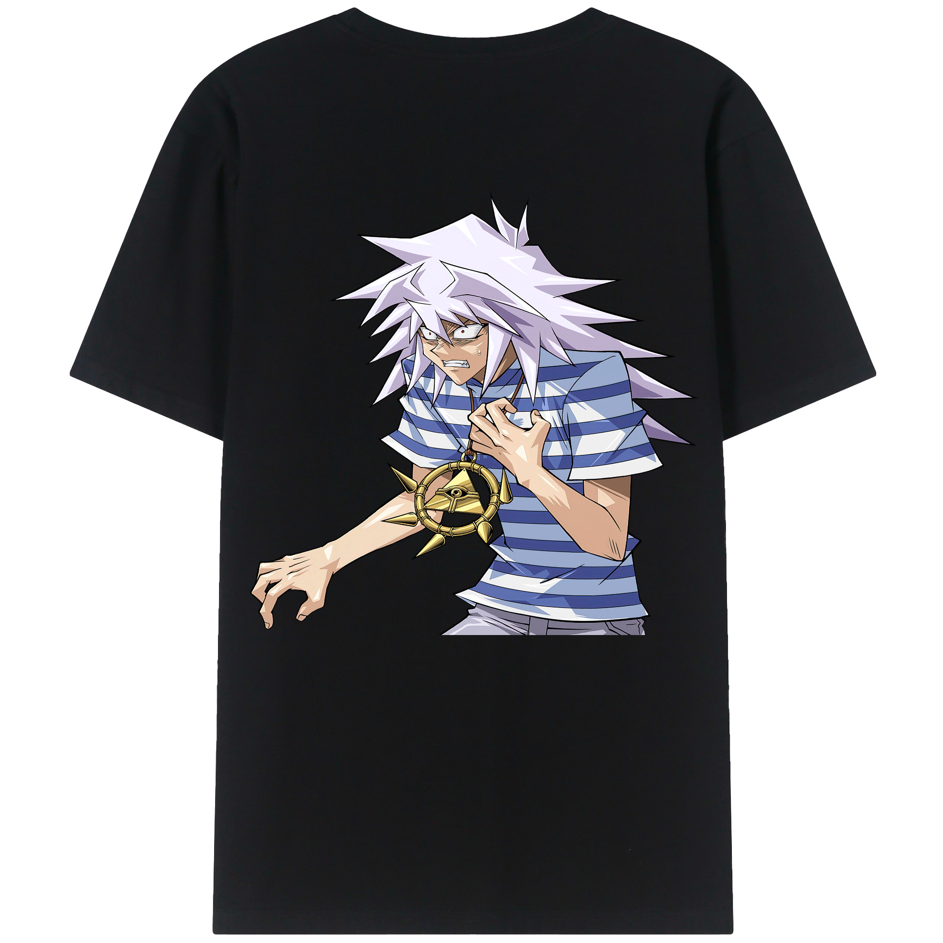 （画像用） 遊☆戯☆王 Yu-Gi-Oh! 綿100％半袖Tシャツ（背面プリント）