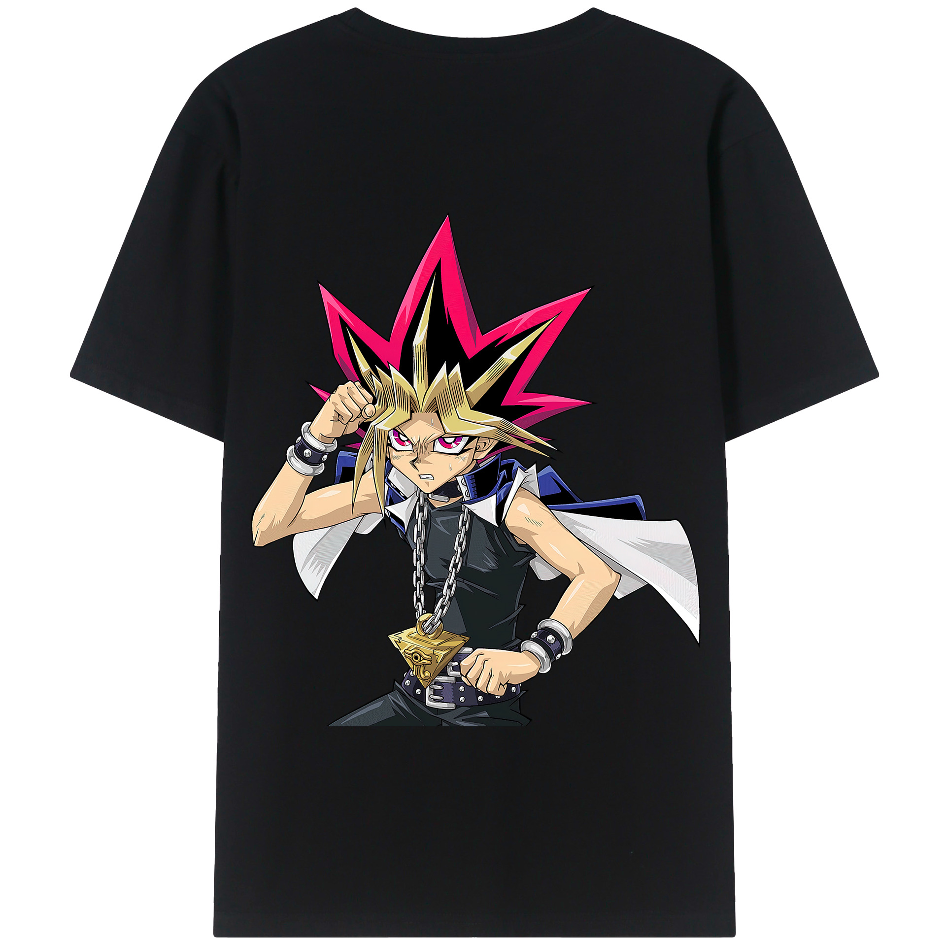 （画像用） 遊☆戯☆王 Yu-Gi-Oh! 綿100％半袖Tシャツ（背面プリント）