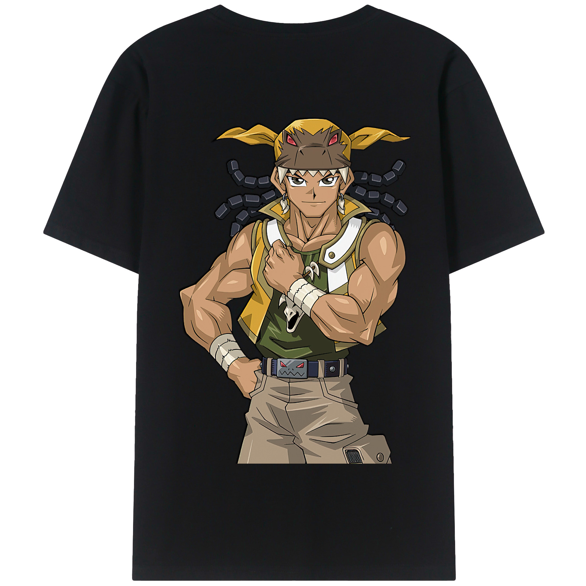 （画像用） 遊☆戯☆王 Yu-Gi-Oh! 綿100％半袖Tシャツ（背面プリント）