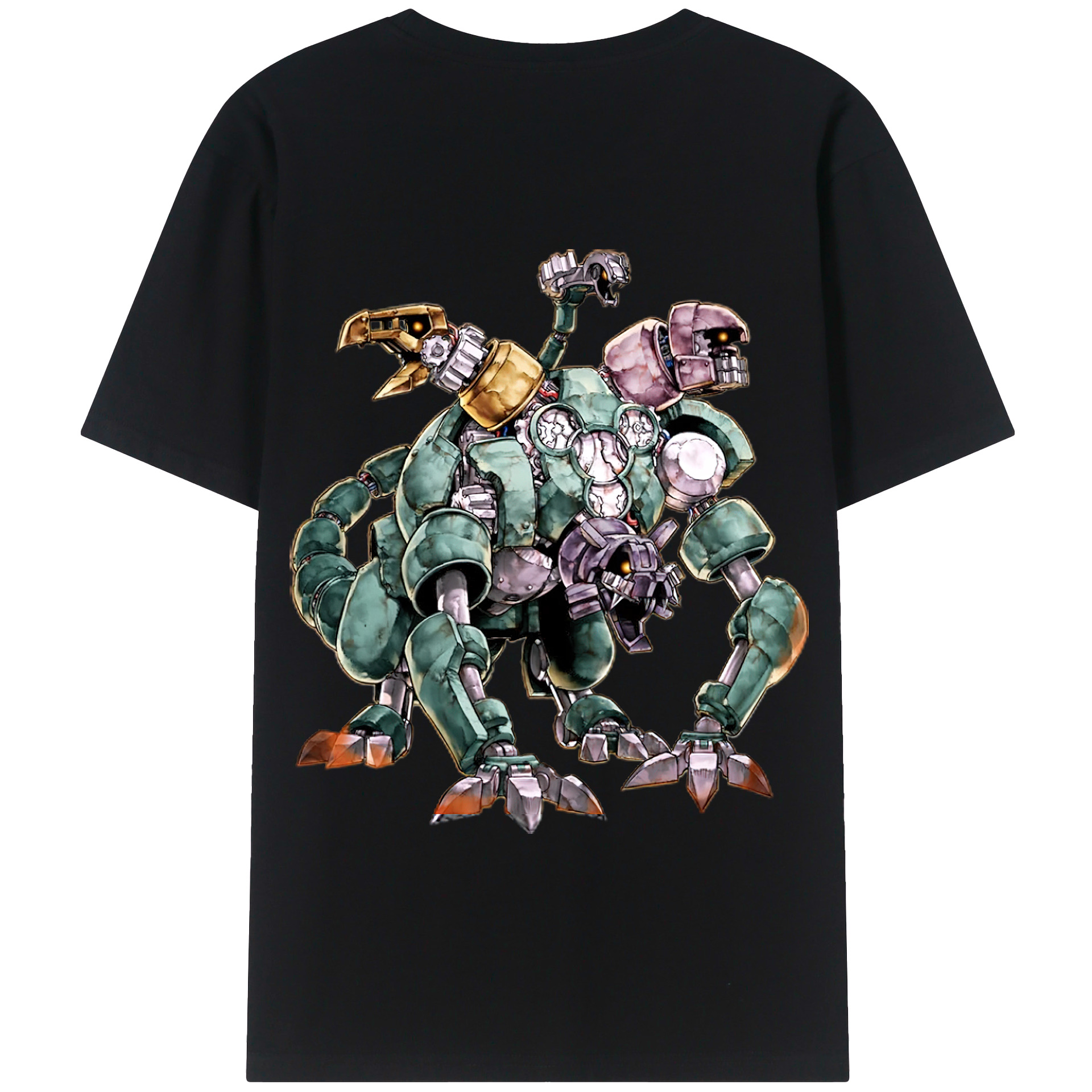 （画像用） 遊☆戯☆王 Yu-Gi-Oh! 綿100％半袖Tシャツ（背面プリント）