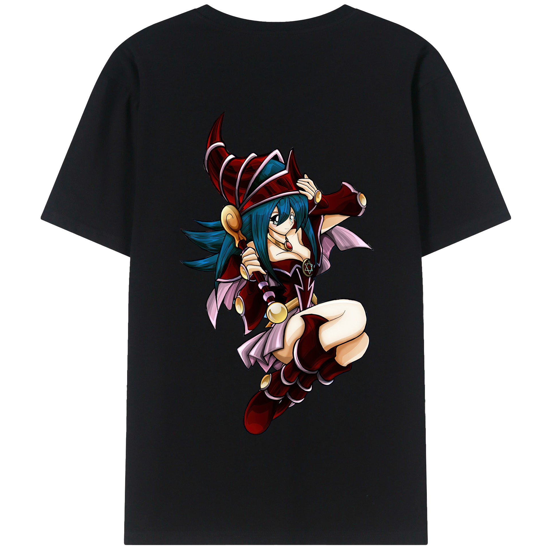（画像用） 遊☆戯☆王 Yu-Gi-Oh! 綿100％半袖Tシャツ（背面プリント）