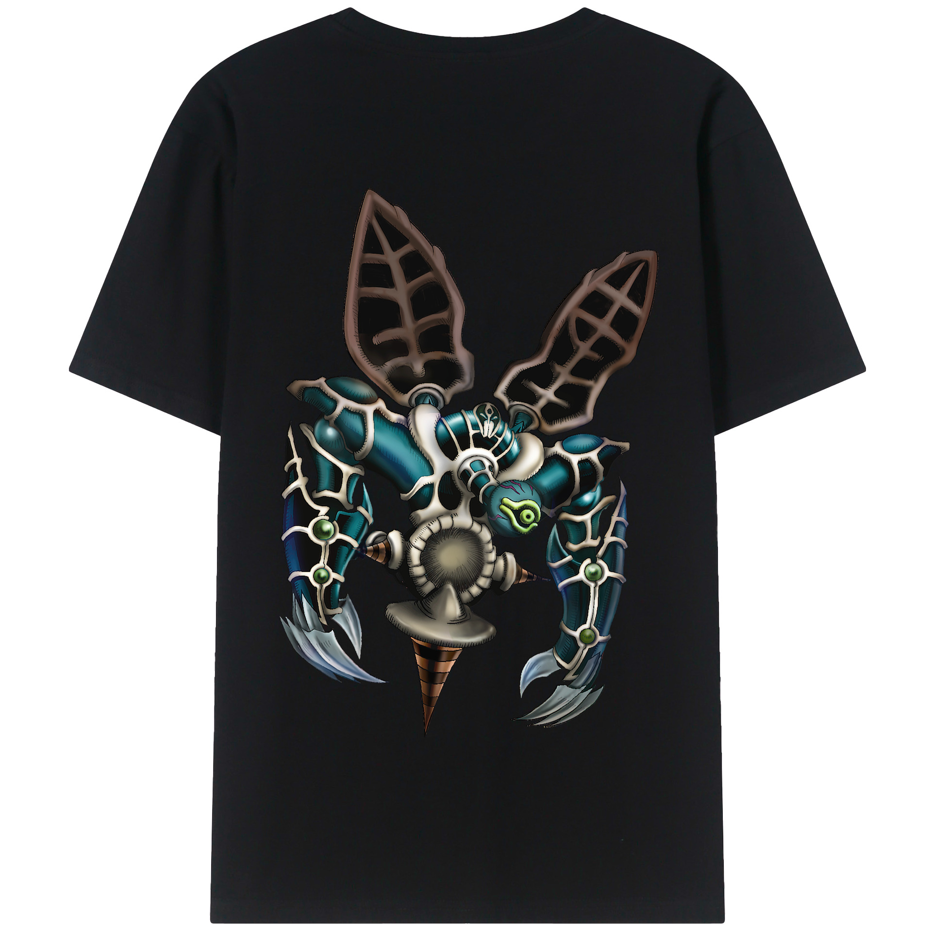 （画像用） 遊☆戯☆王 Yu-Gi-Oh! 綿100％半袖Tシャツ（背面プリント）