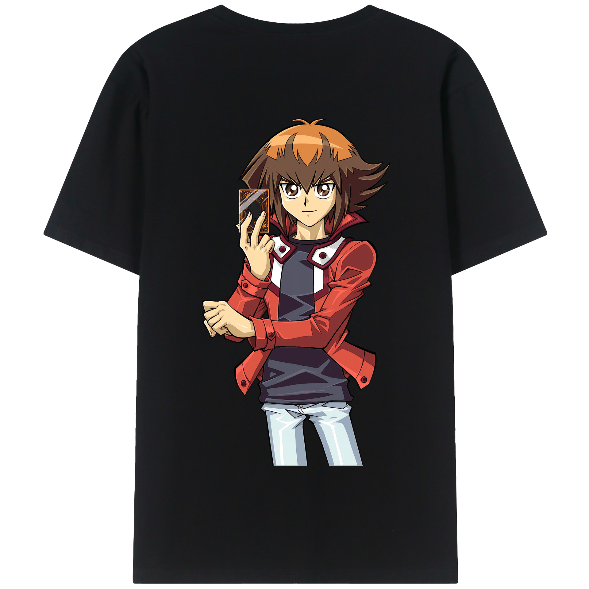 （画像用） 遊☆戯☆王 Yu-Gi-Oh! 綿100％半袖Tシャツ（背面プリント）