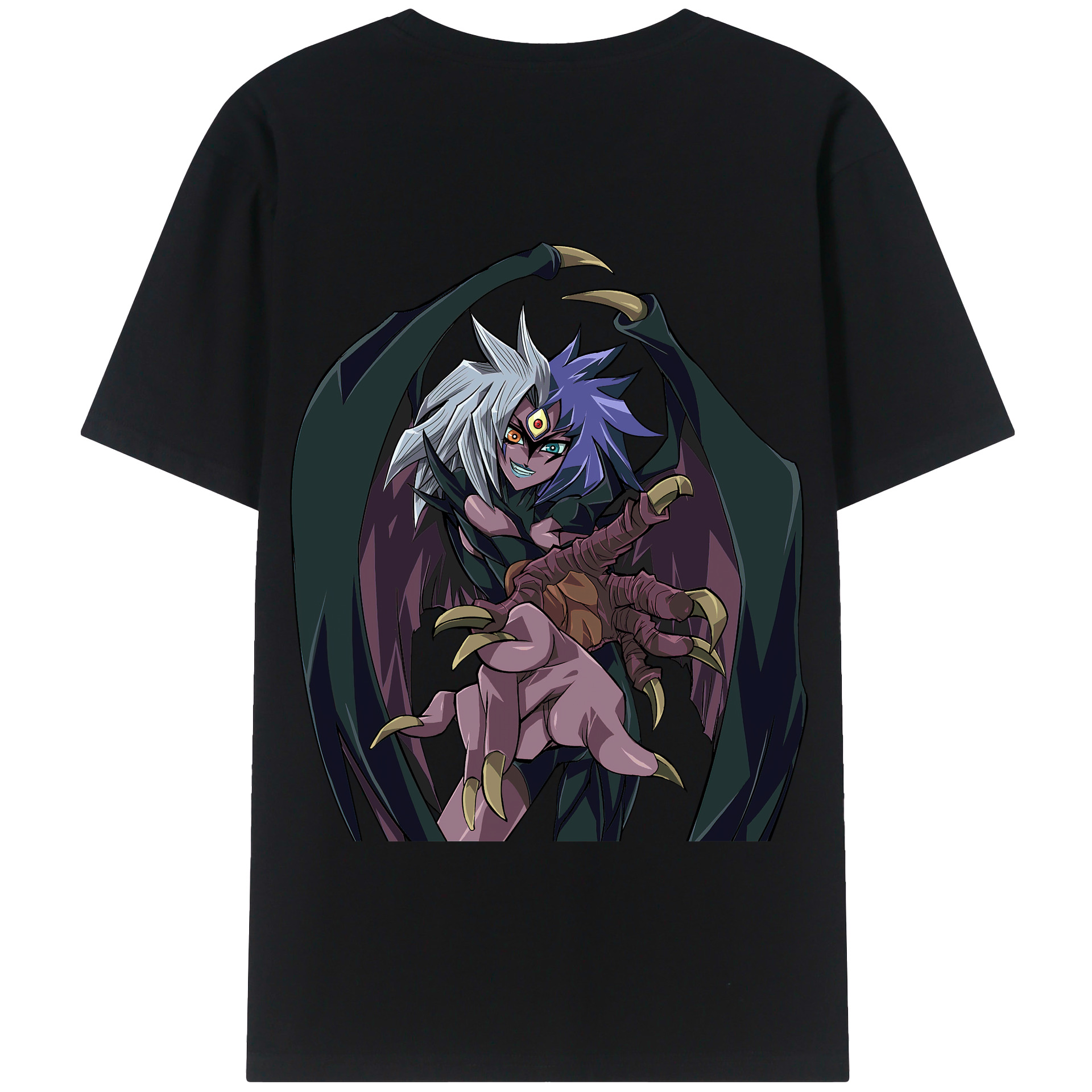 （画像用） 遊☆戯☆王 Yu-Gi-Oh! 綿100％半袖Tシャツ（背面プリント）