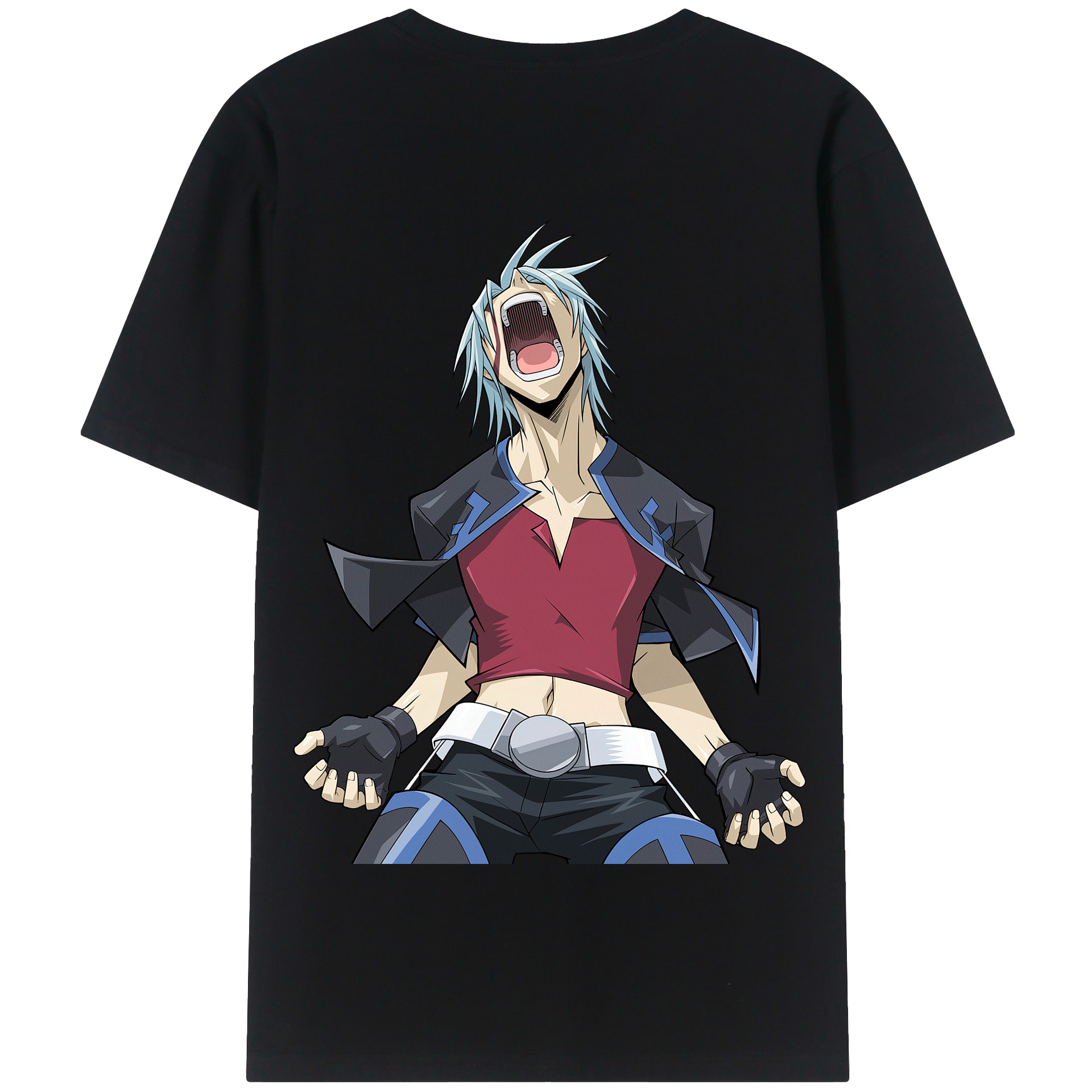 （画像用） 遊☆戯☆王 Yu-Gi-Oh! 綿100％半袖Tシャツ（背面プリント）
