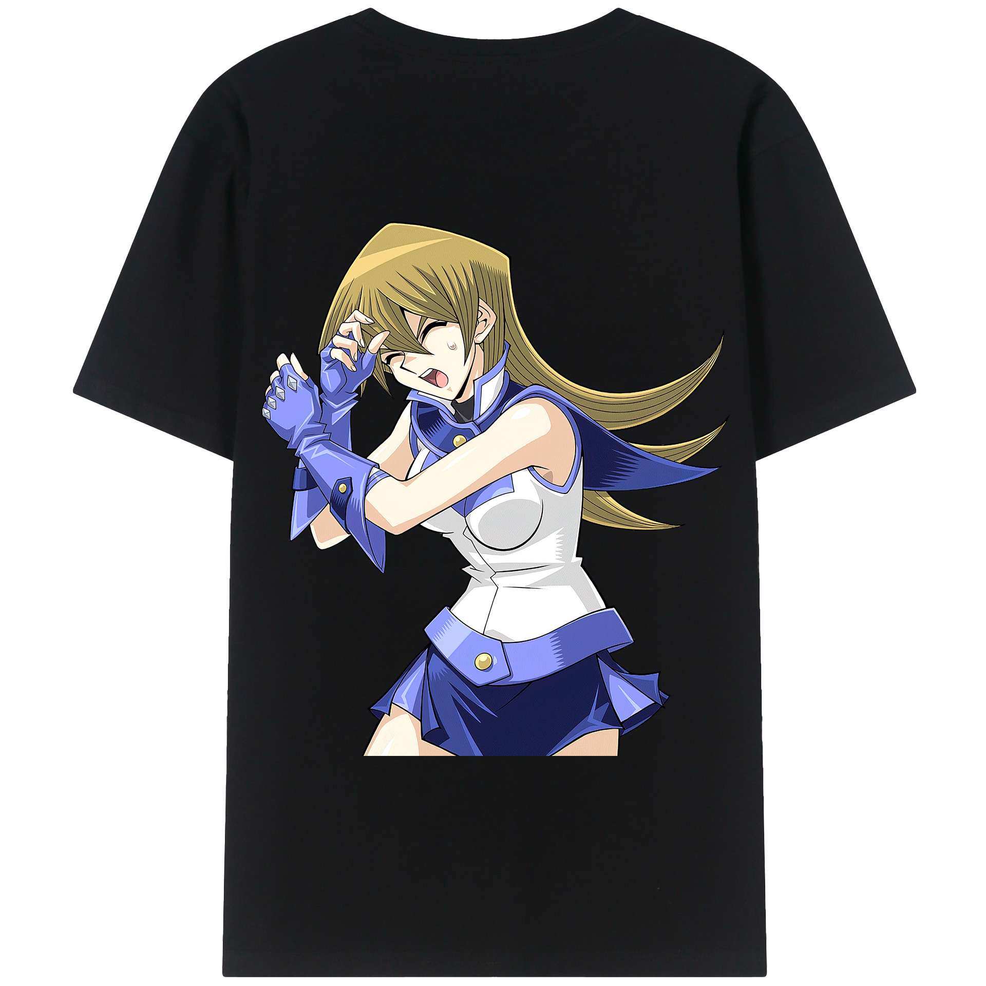 （画像用） 遊☆戯☆王 Yu-Gi-Oh! 綿100％半袖Tシャツ（背面プリント）