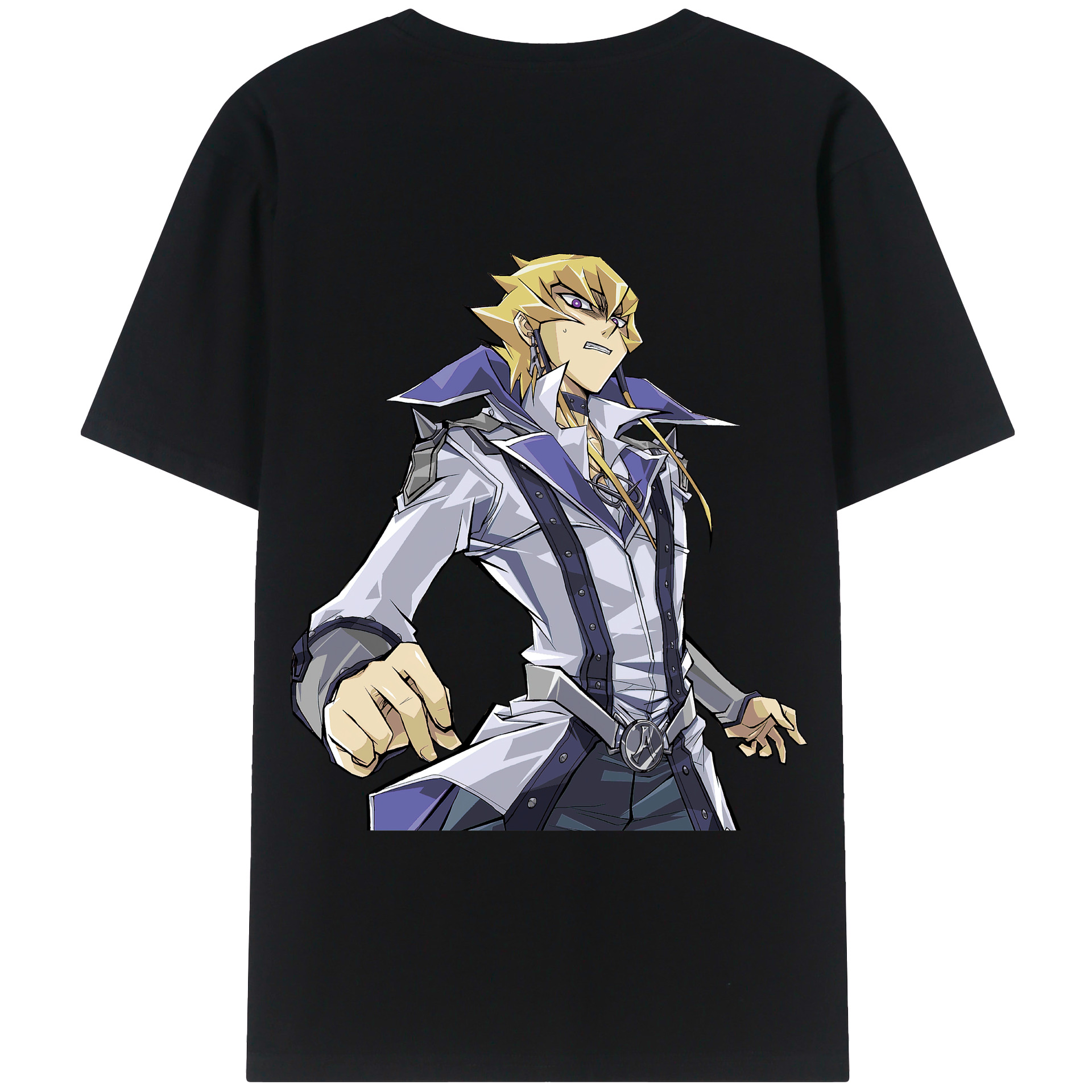 （画像用） 遊☆戯☆王 Yu-Gi-Oh! 綿100％半袖Tシャツ（背面プリント）