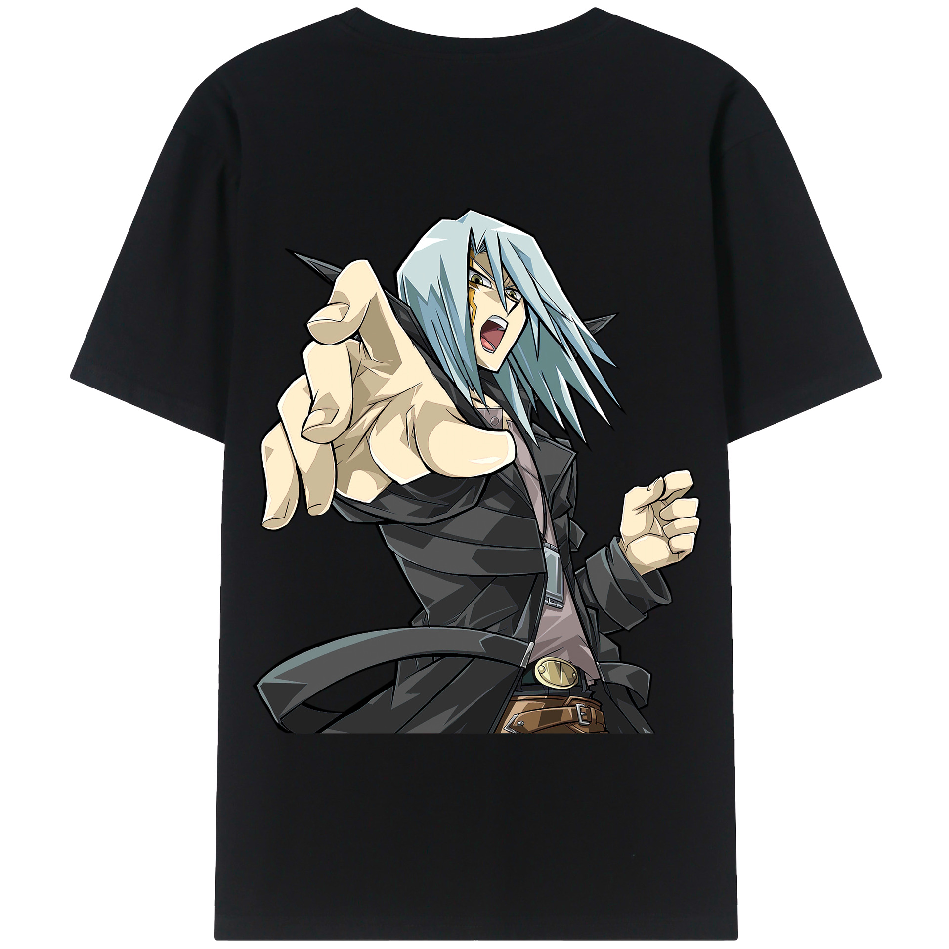 （画像用） 遊☆戯☆王 Yu-Gi-Oh! 綿100％半袖Tシャツ（背面プリント）