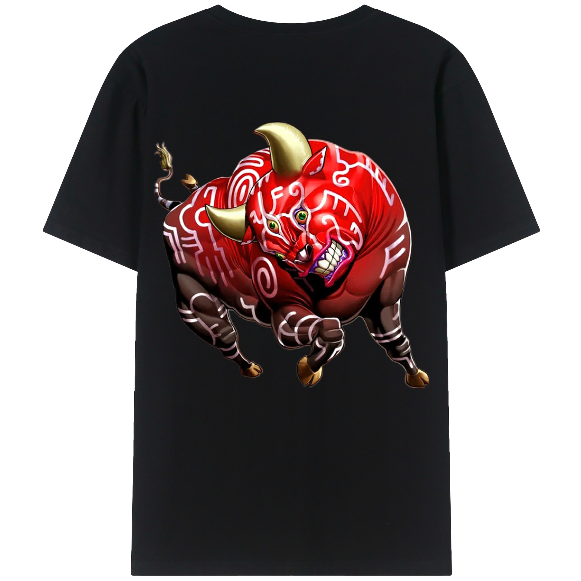 （画像用） 遊☆戯☆王 Yu-Gi-Oh! 綿100％半袖Tシャツ（背面プリント）