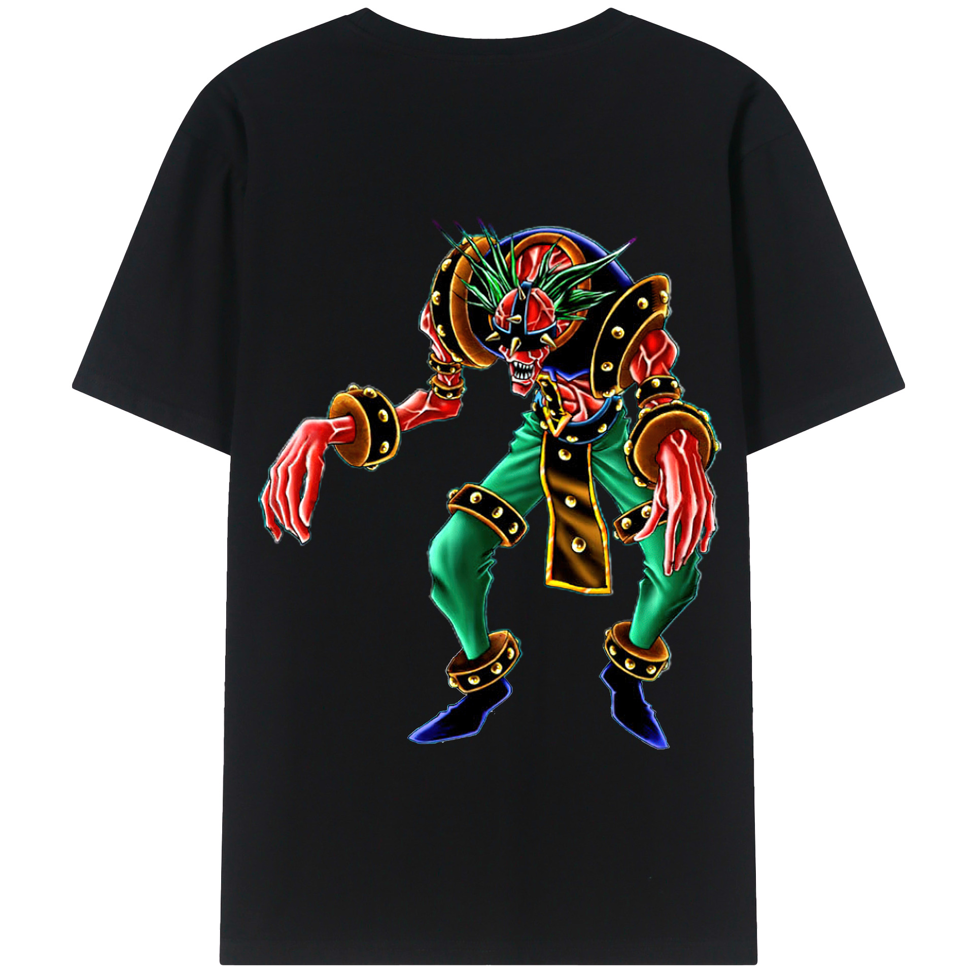 （画像用） 遊☆戯☆王 Yu-Gi-Oh! 綿100％半袖Tシャツ（背面プリント）