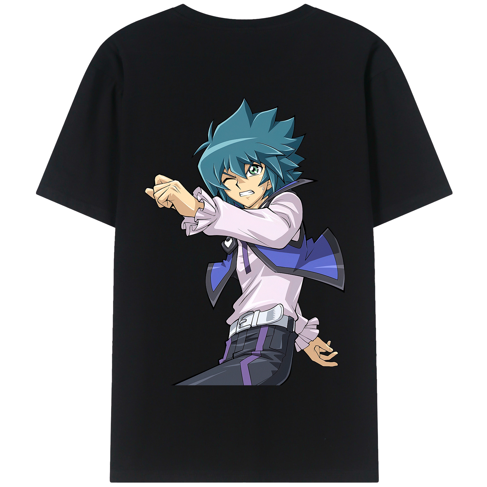 （画像用） 遊☆戯☆王 Yu-Gi-Oh! 綿100％半袖Tシャツ（背面プリント）